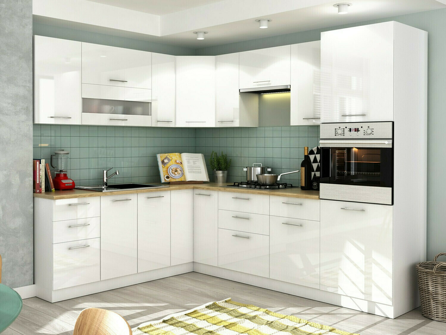 Modulaire wandkast Tiffa White 127