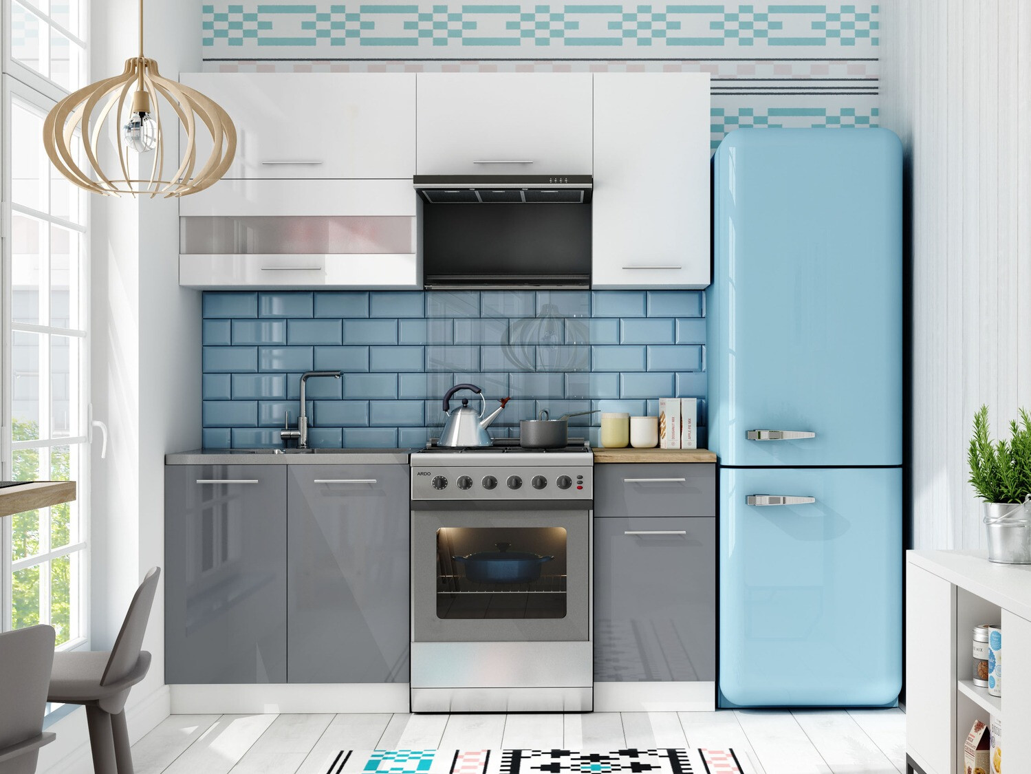 Modulaire keukenset Tiffa Mix 100