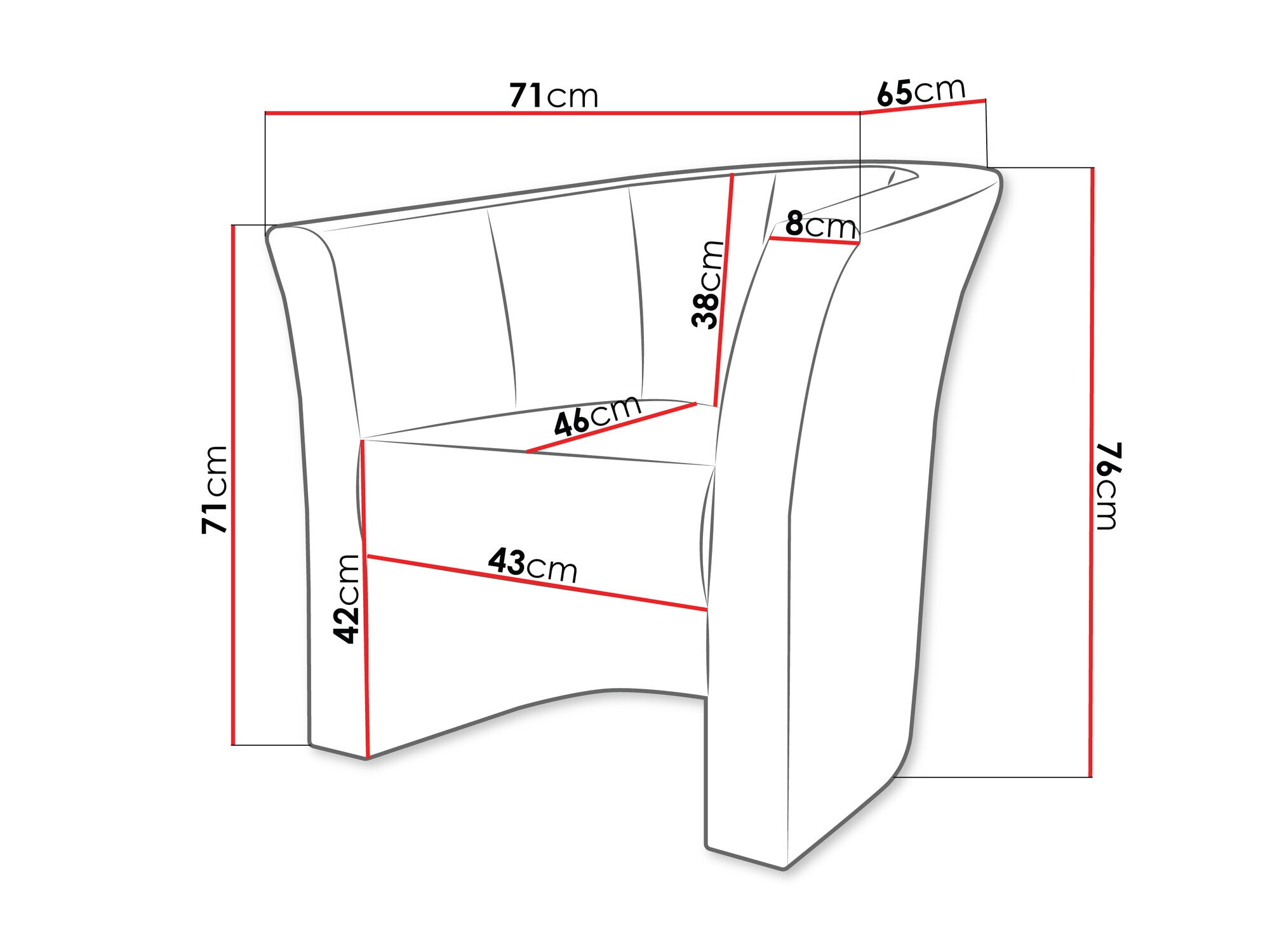 Fauteuil Meriden 100 (Velo 623)