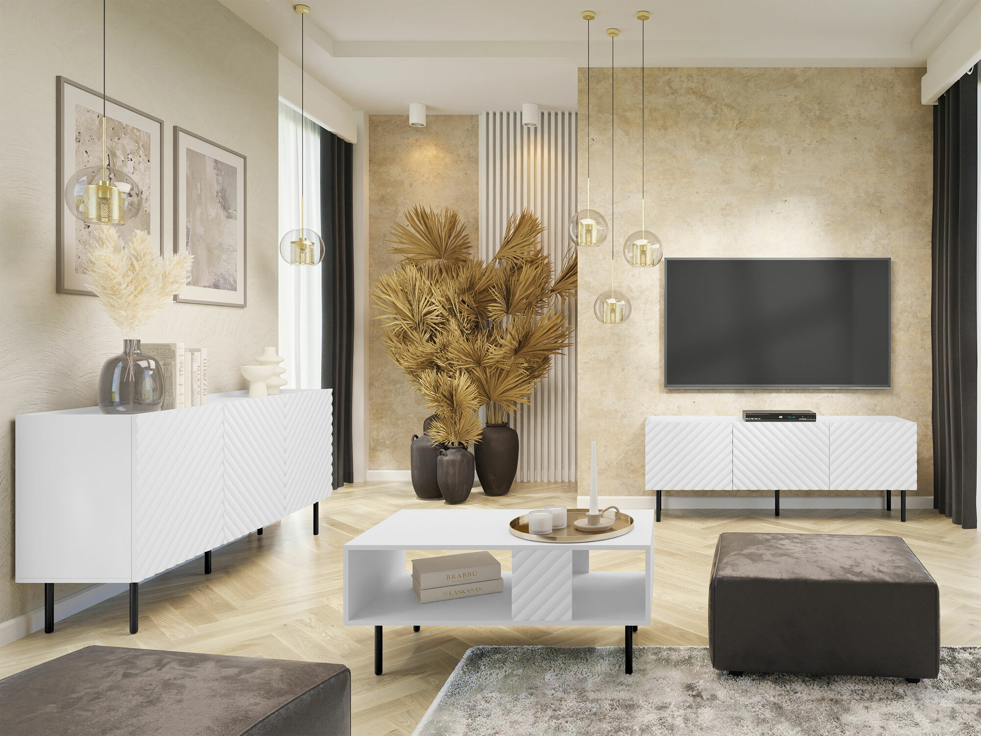 Woonkamerset Mortali 108 (Wit)