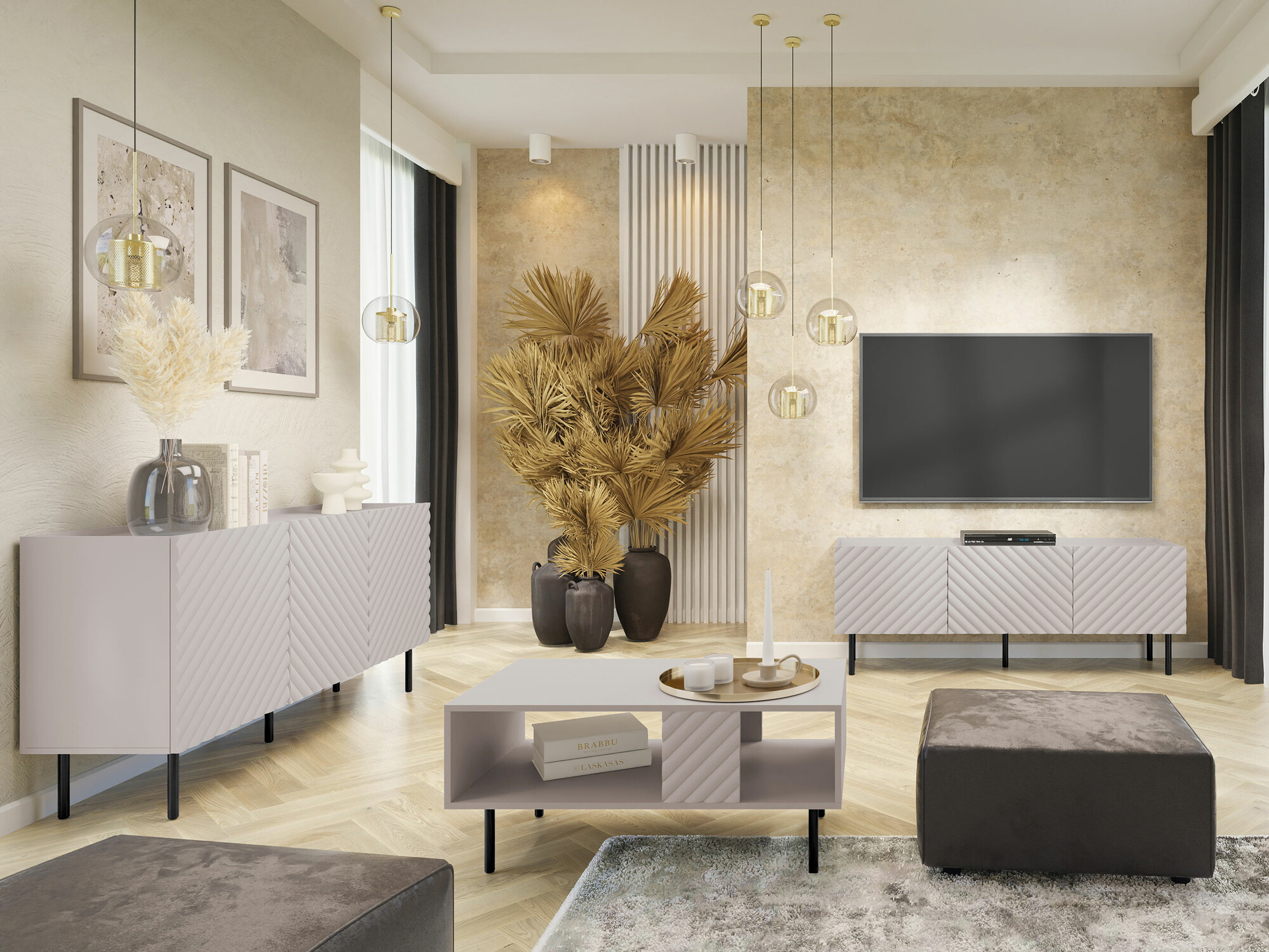 Woonkamerset Sillen (Kasjmier)