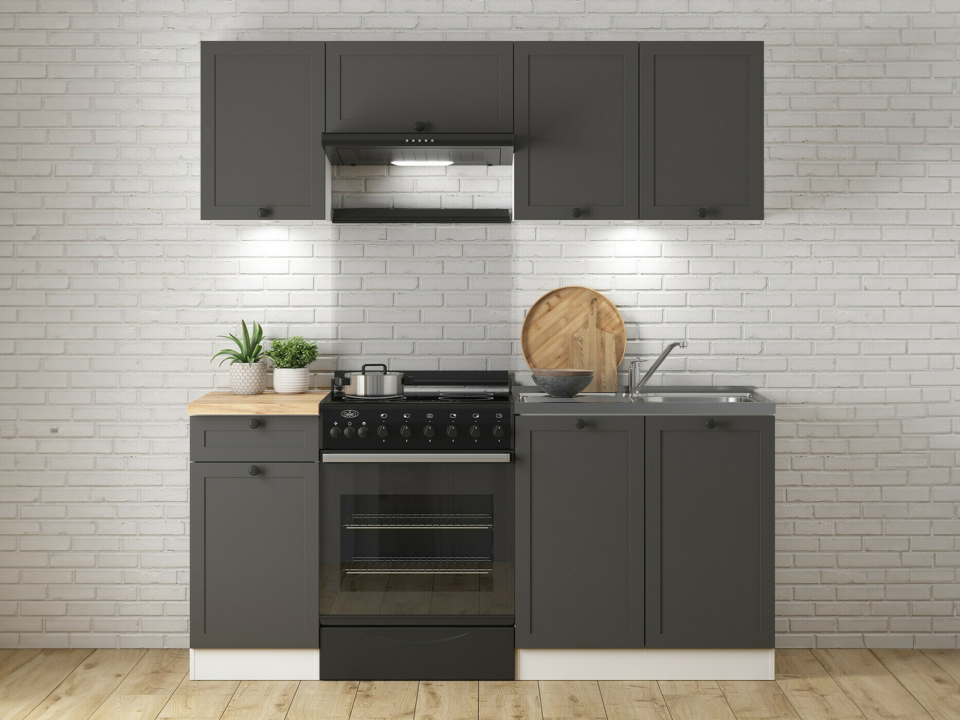 Modulaire wandkast Classic Grey 104
