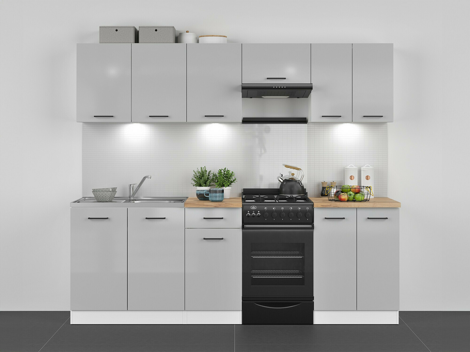 Modulaire wandkast Line Grey 104