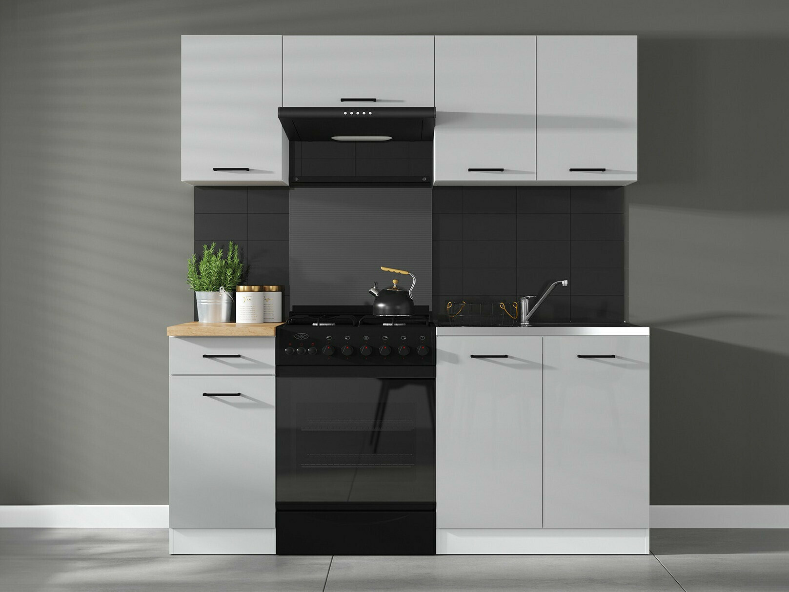 Modulaire wandkast Line Grey 109