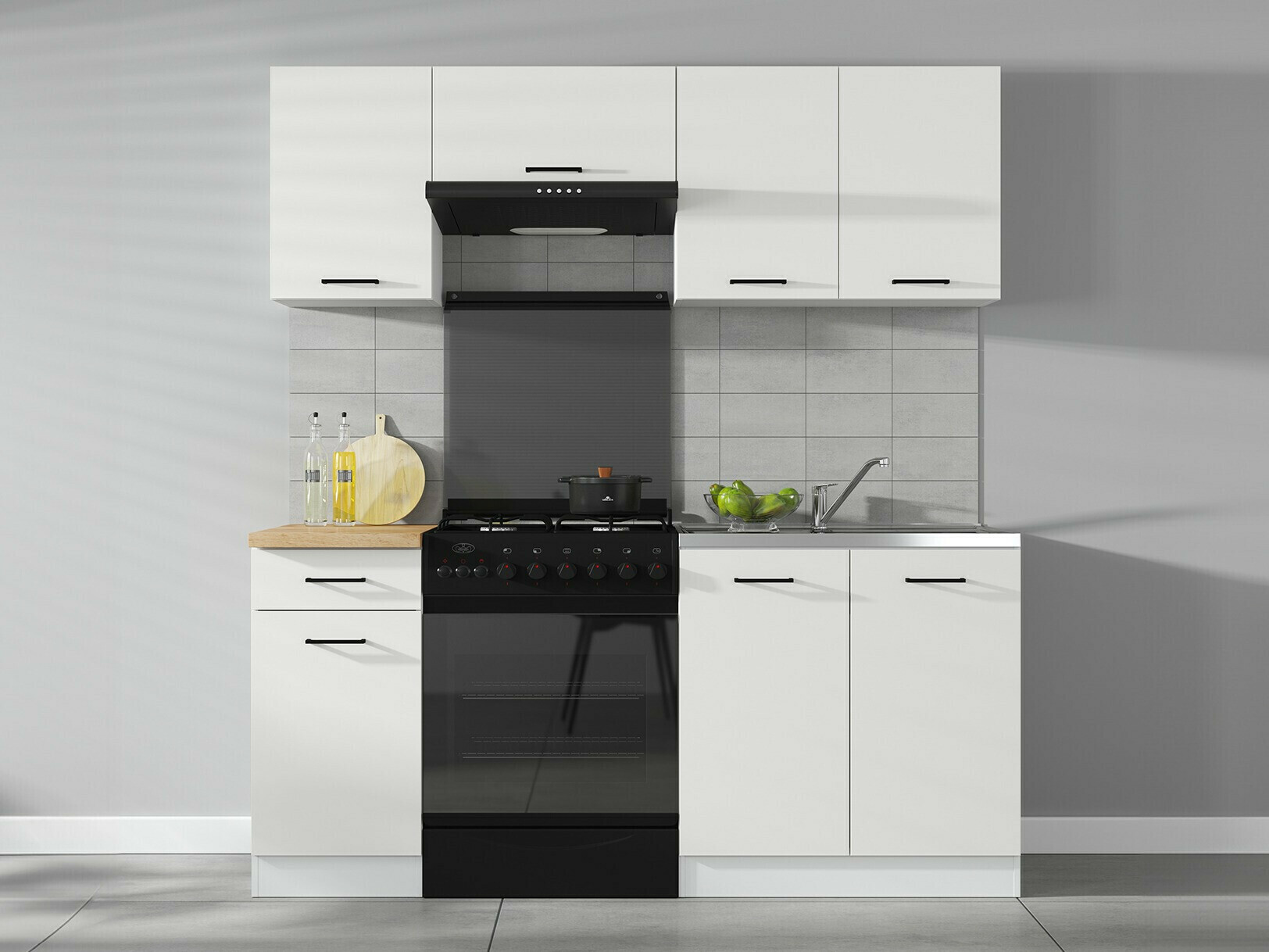Modulaire wandkast Line White 109