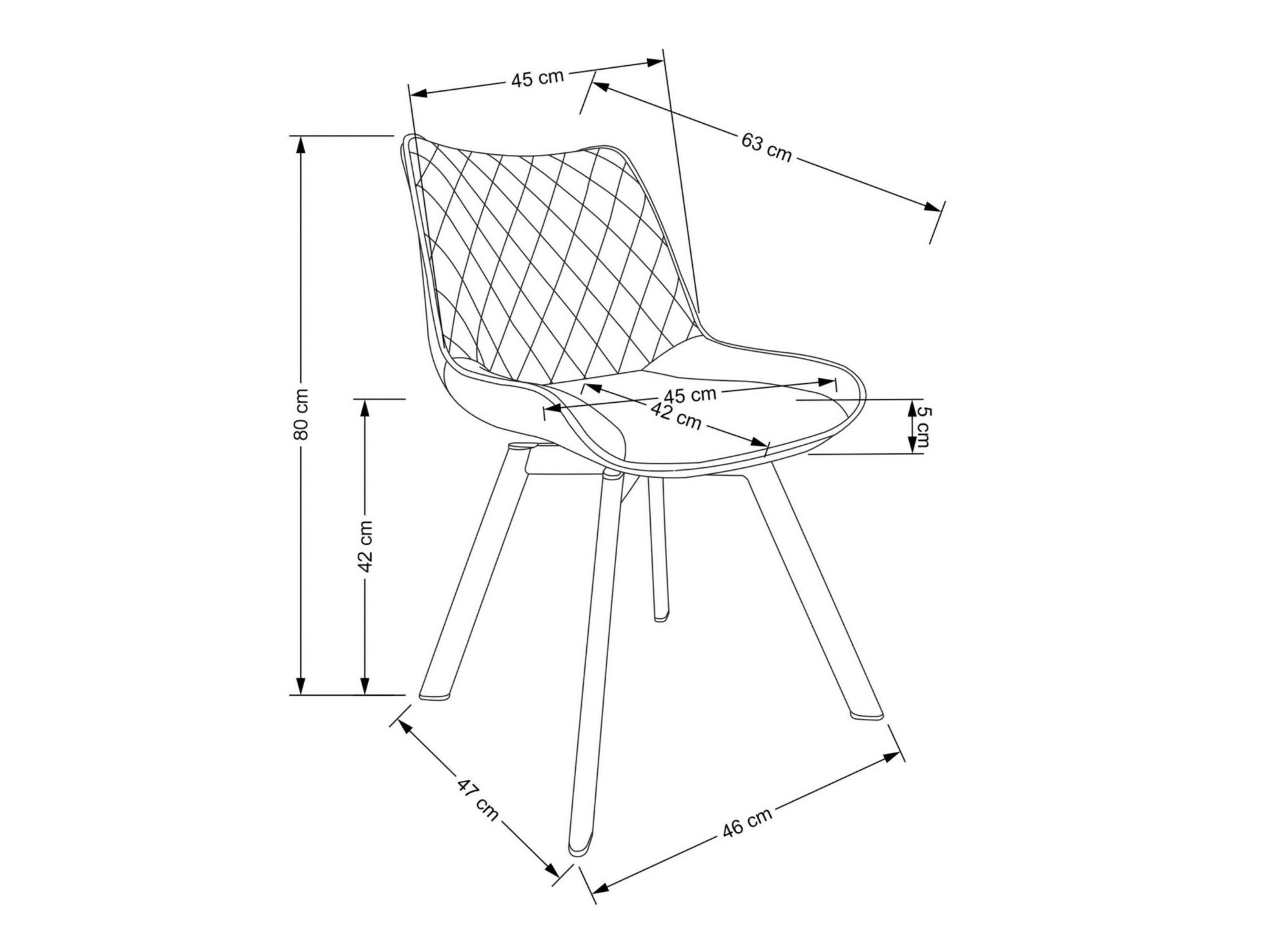 Stoel Houston 1442 (Beige)