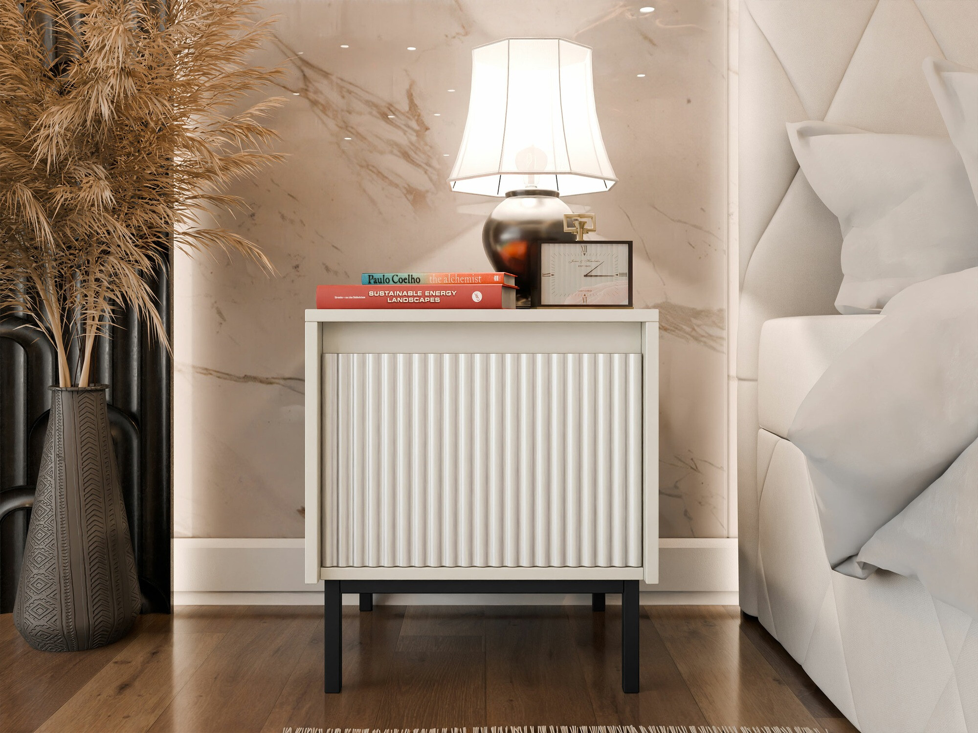 Nachtkastje Comfivo Delruva 105 (Kasjmier)