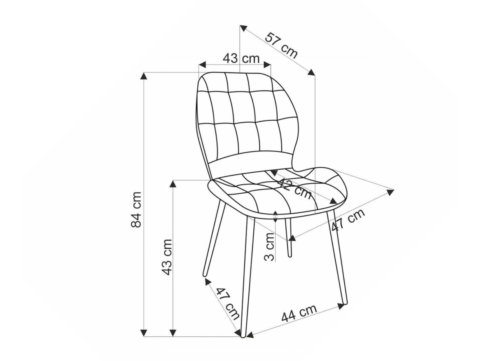 Stoel Houston 1802 (Licht olijfboom)