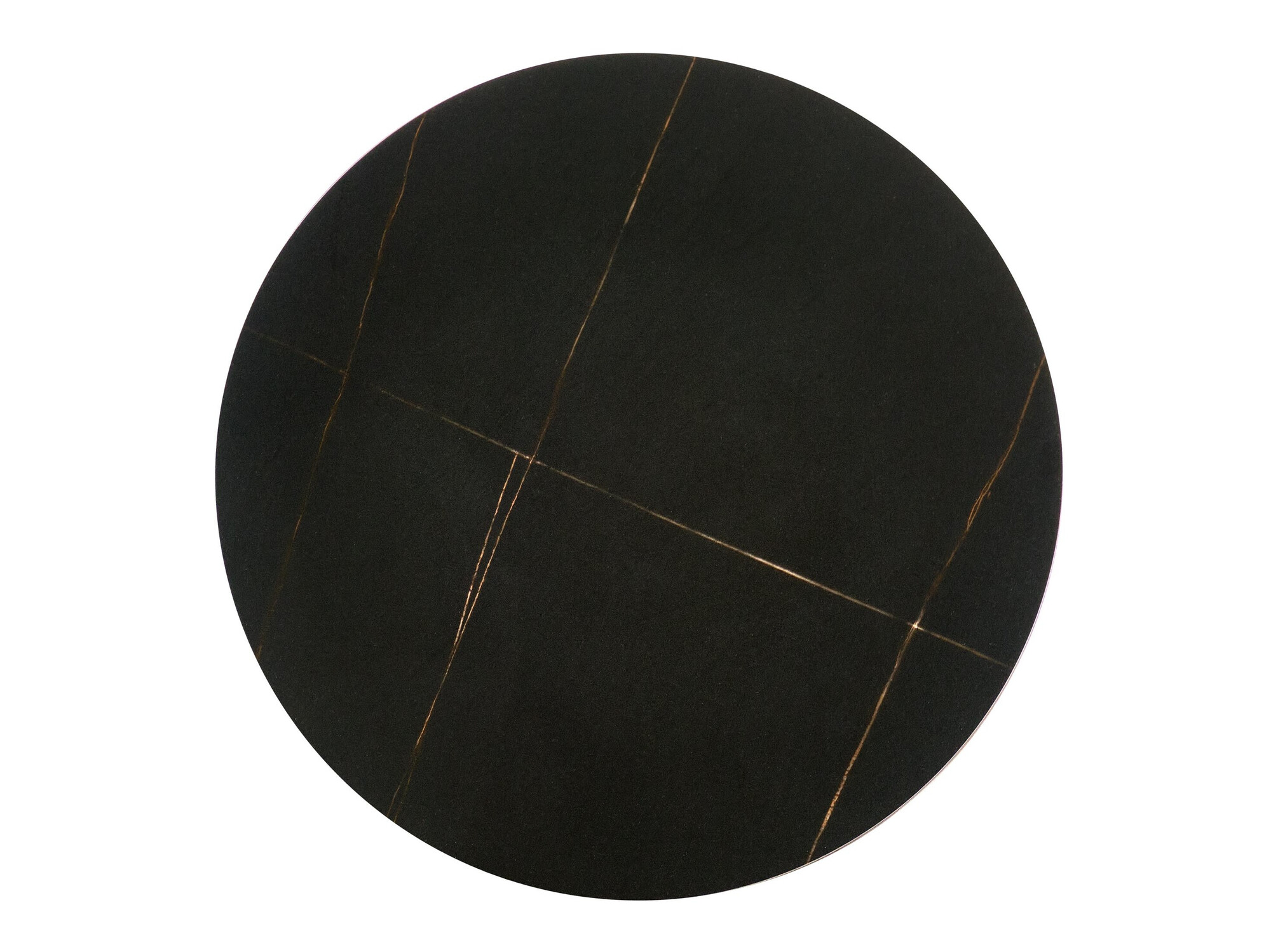 Bijzettafel Houston 1807 (Zwart + Zwart marmer)