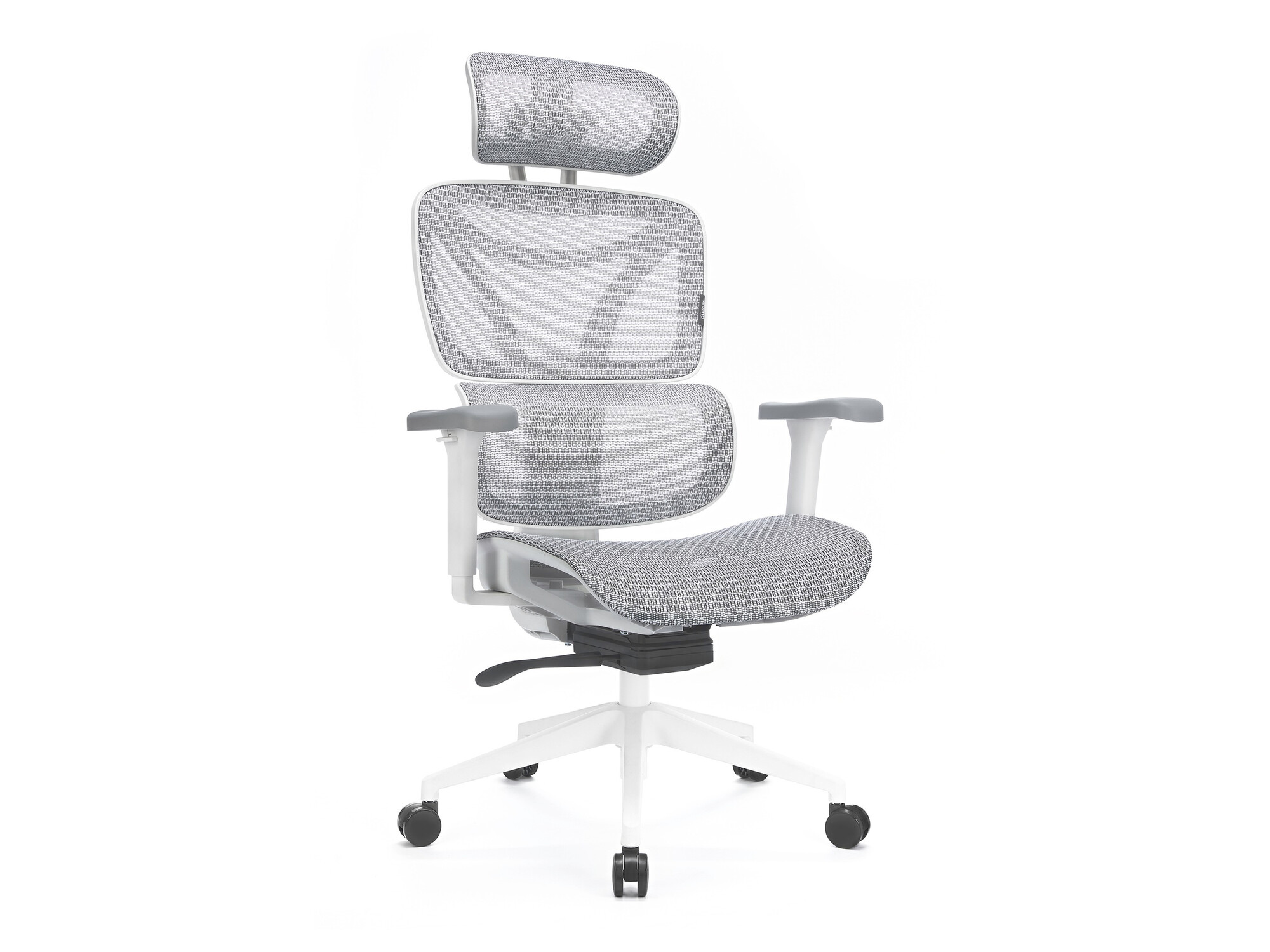 Bureaustoel Lodi 104 (Wit + Grijs)