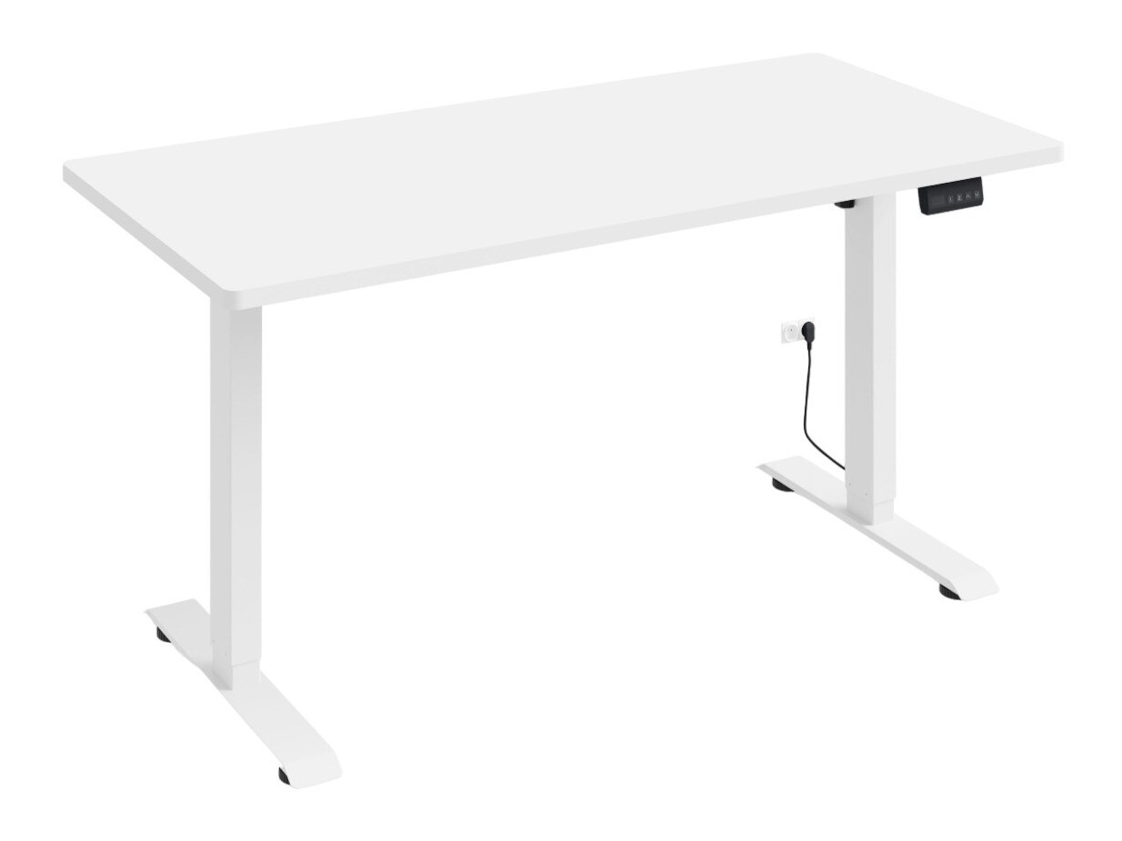 In hoogte verstelbaar bureau Buffalo 183 (Wit)