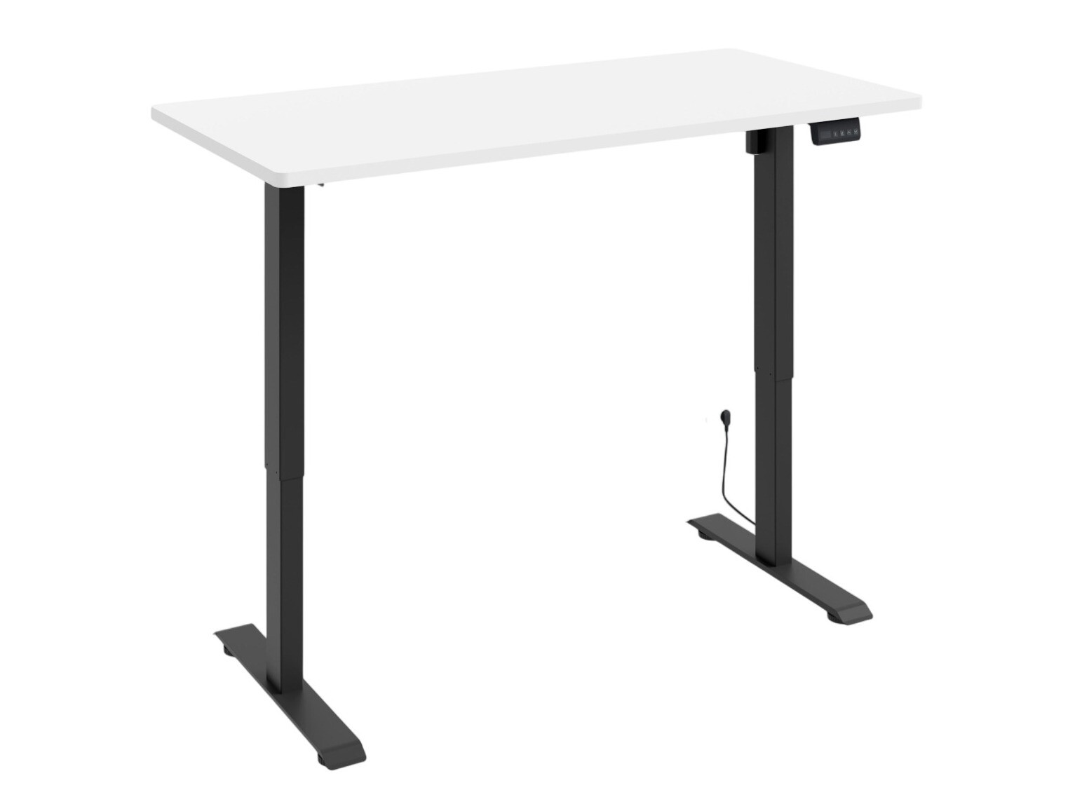 In hoogte verstelbaar bureau Buffalo 183 (Zwart)