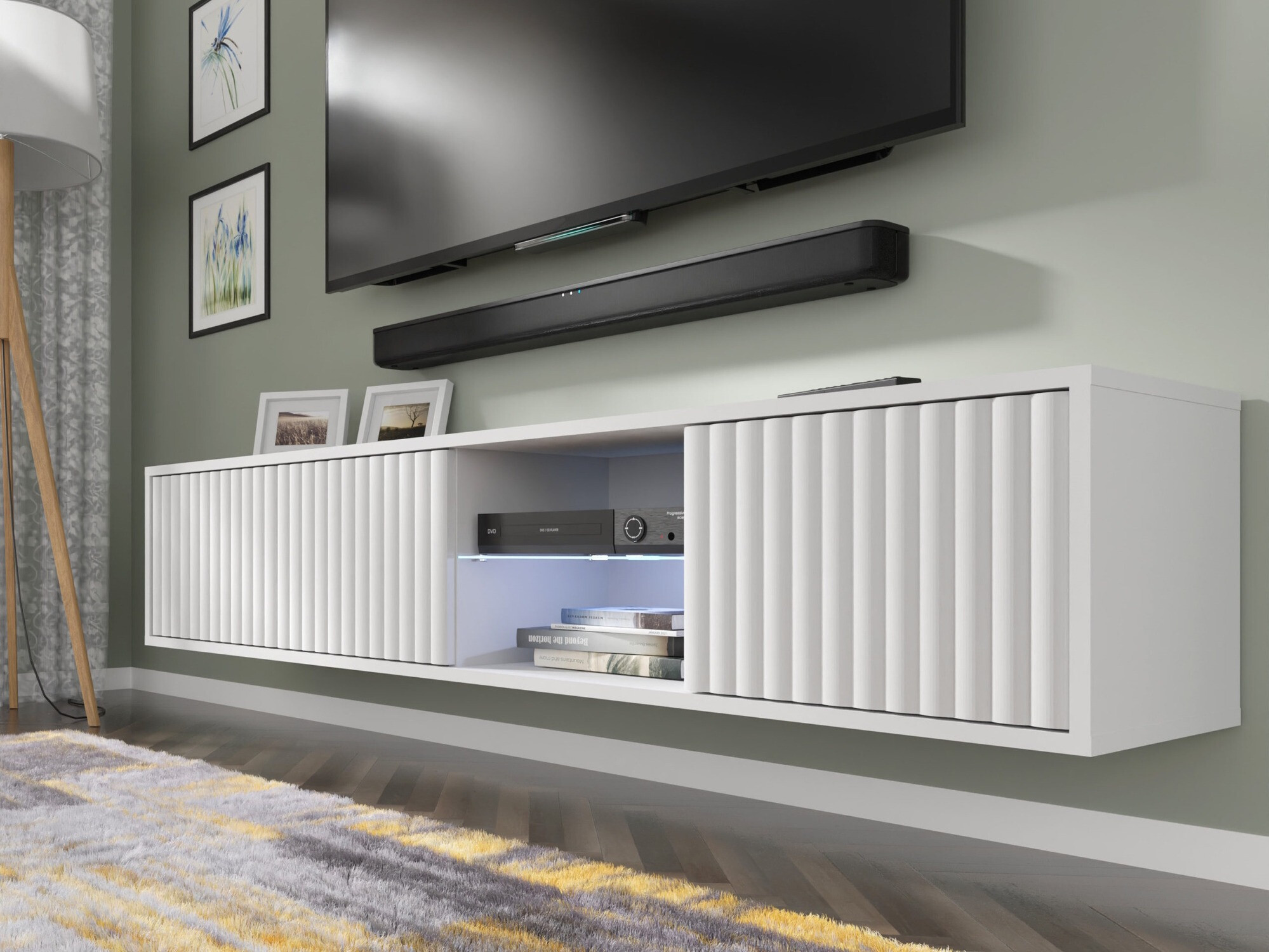 TV-meubel Buffalo 181 (Mat wit)