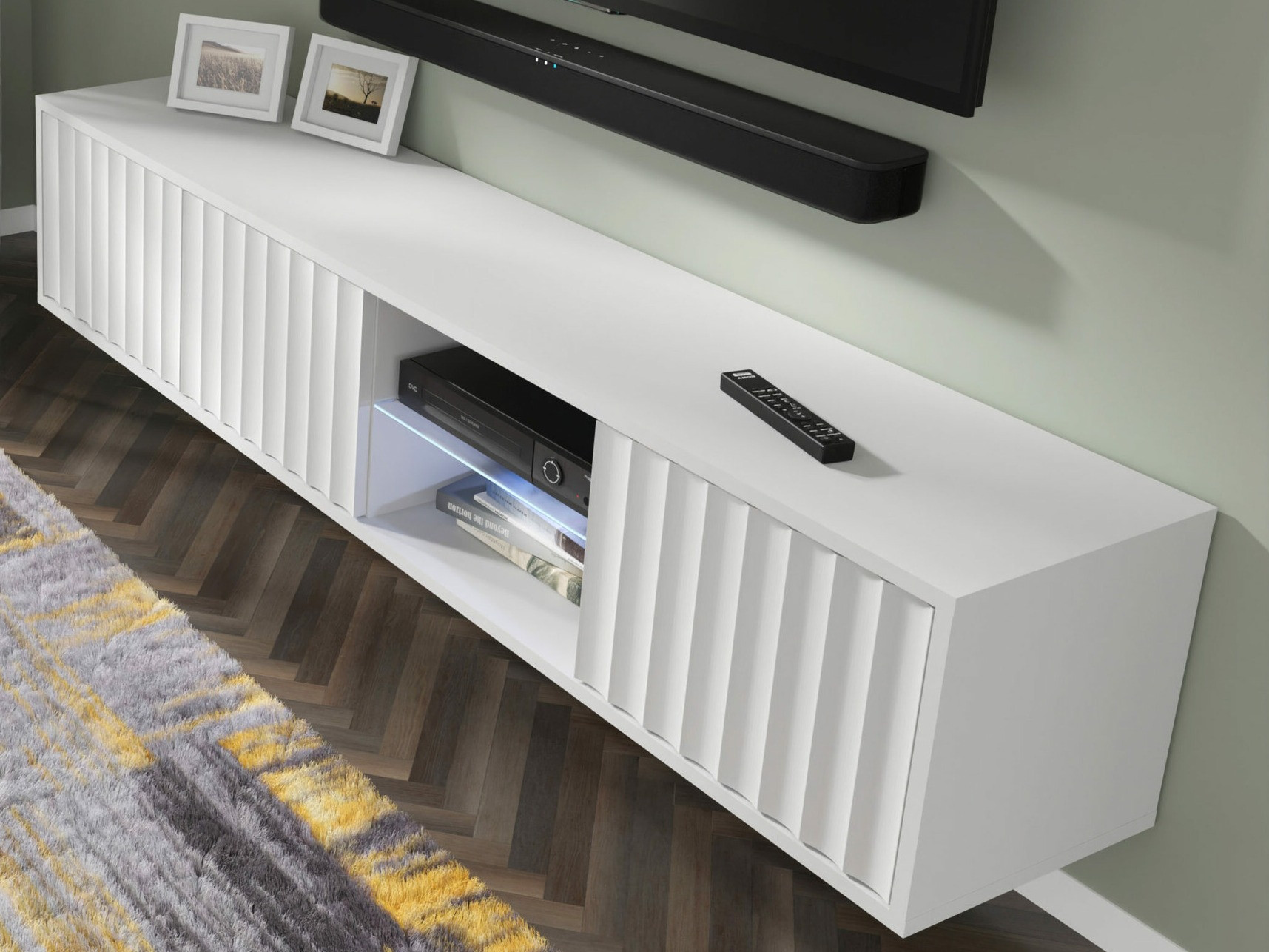 TV-meubel Buffalo 182 (Mat wit)