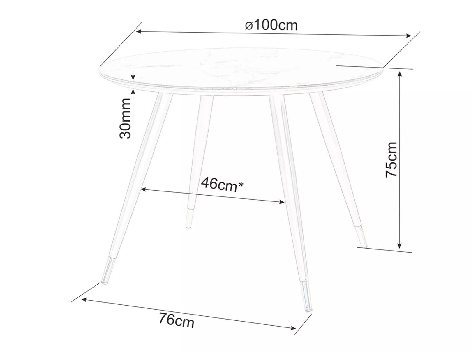 Tafel Detroit 500