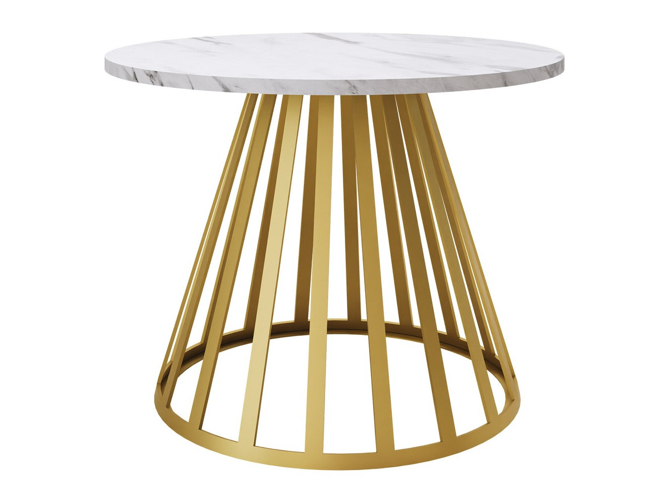 Salontafel Oswego 130 (Wit marmer)