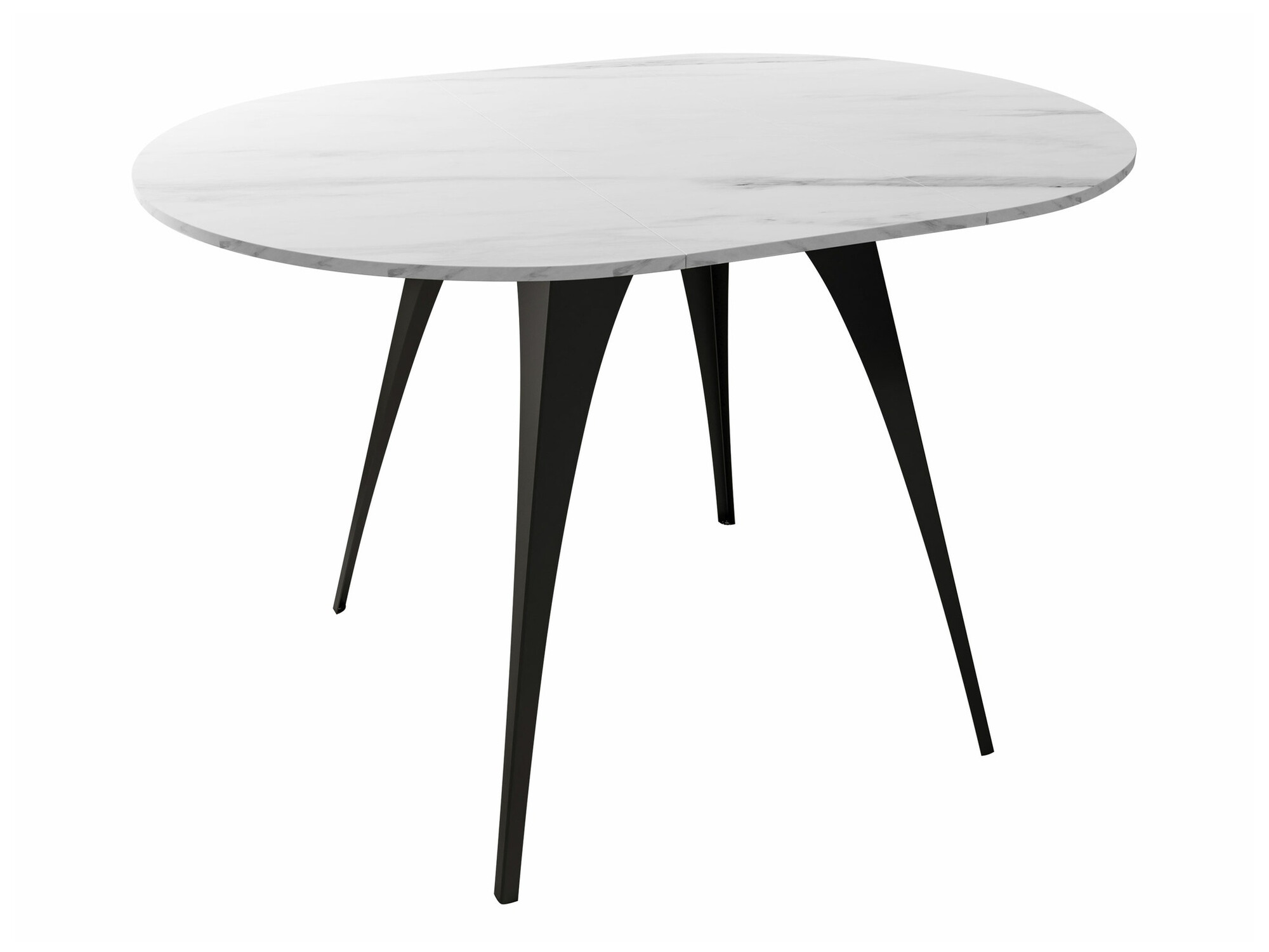 Tafel Oswego 132 (Wit marmer)