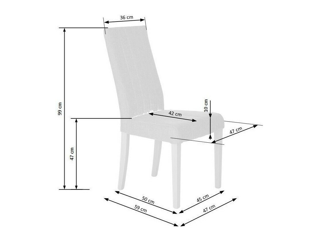 Stoel Houston 684 (Lichtgrijs + Zwart)