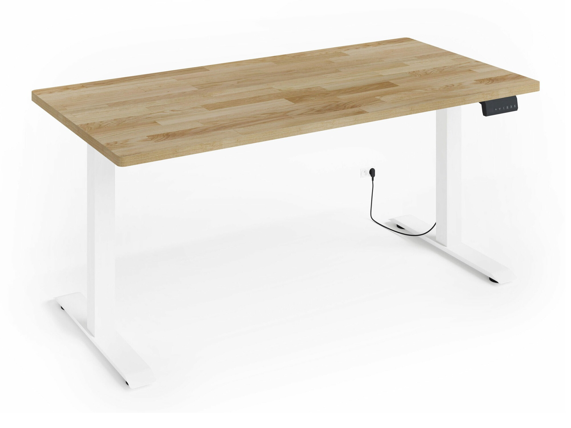 In hoogte verstelbaar bureau Buffalo 187 (Wit)