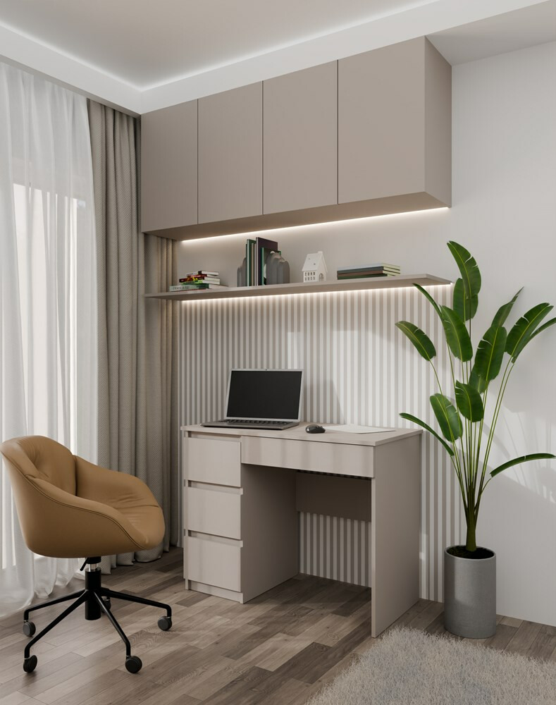 Bureau Elbvelu 108 (Grijs)