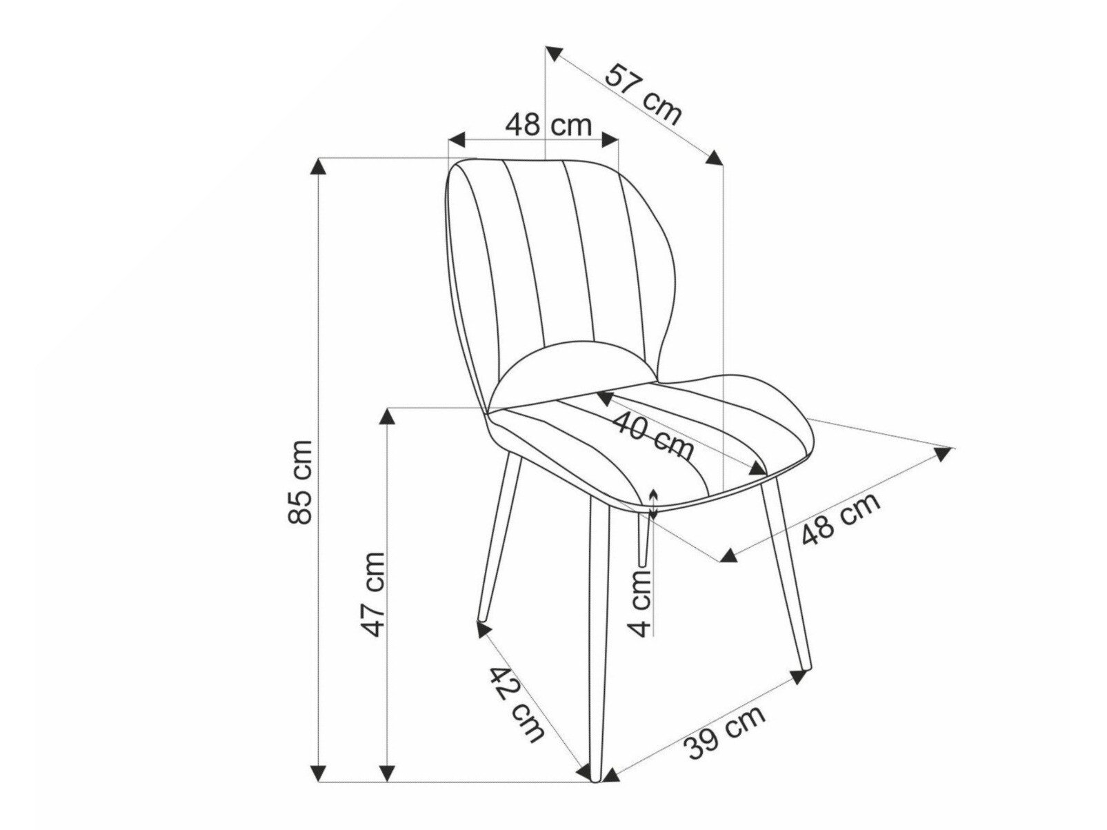 Stoel Houston 1738 (Beige)