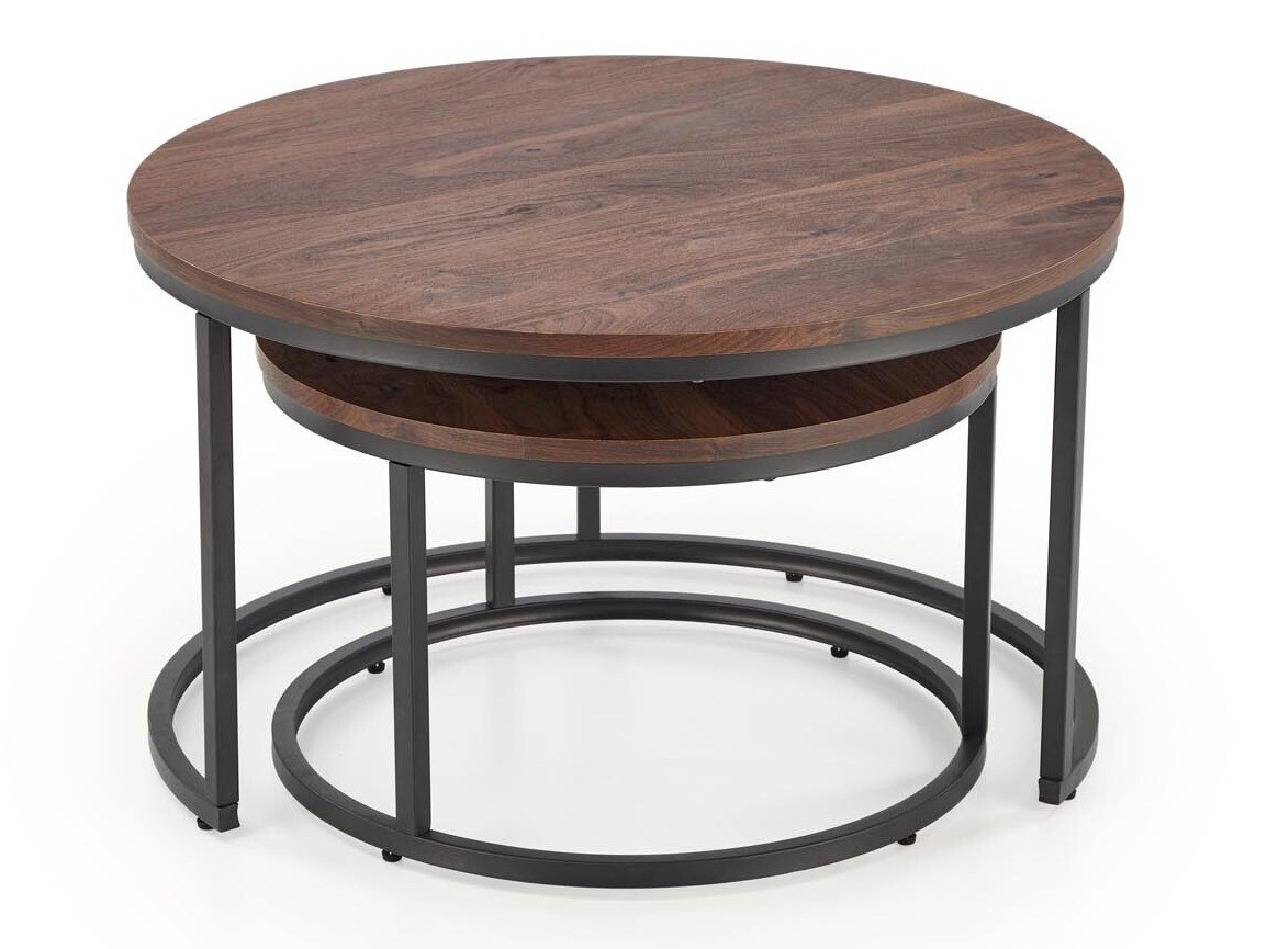 Salontafel set Houston 1832 (Notenhout)