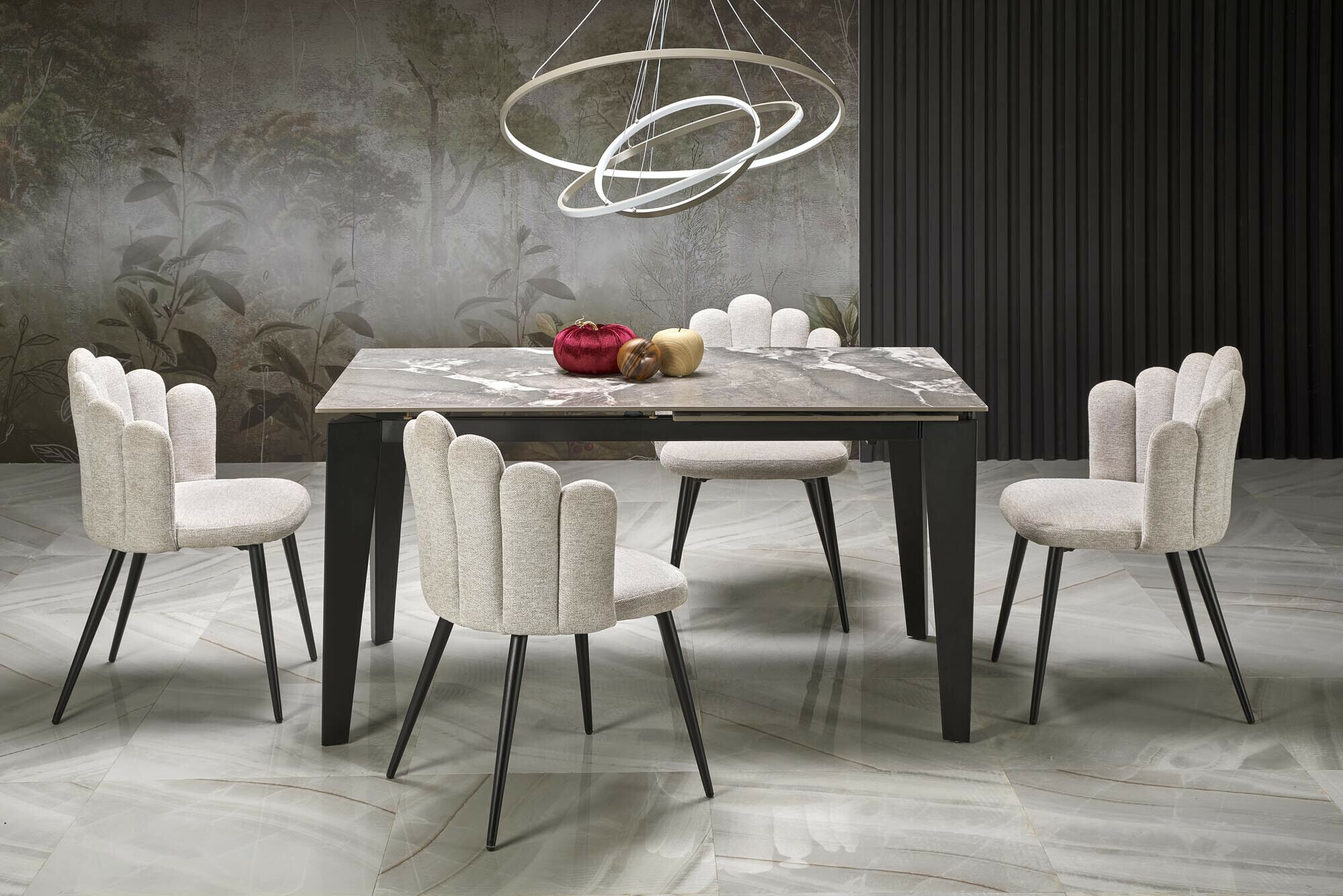 Tafel Houston 2157 (Grijs marmer)