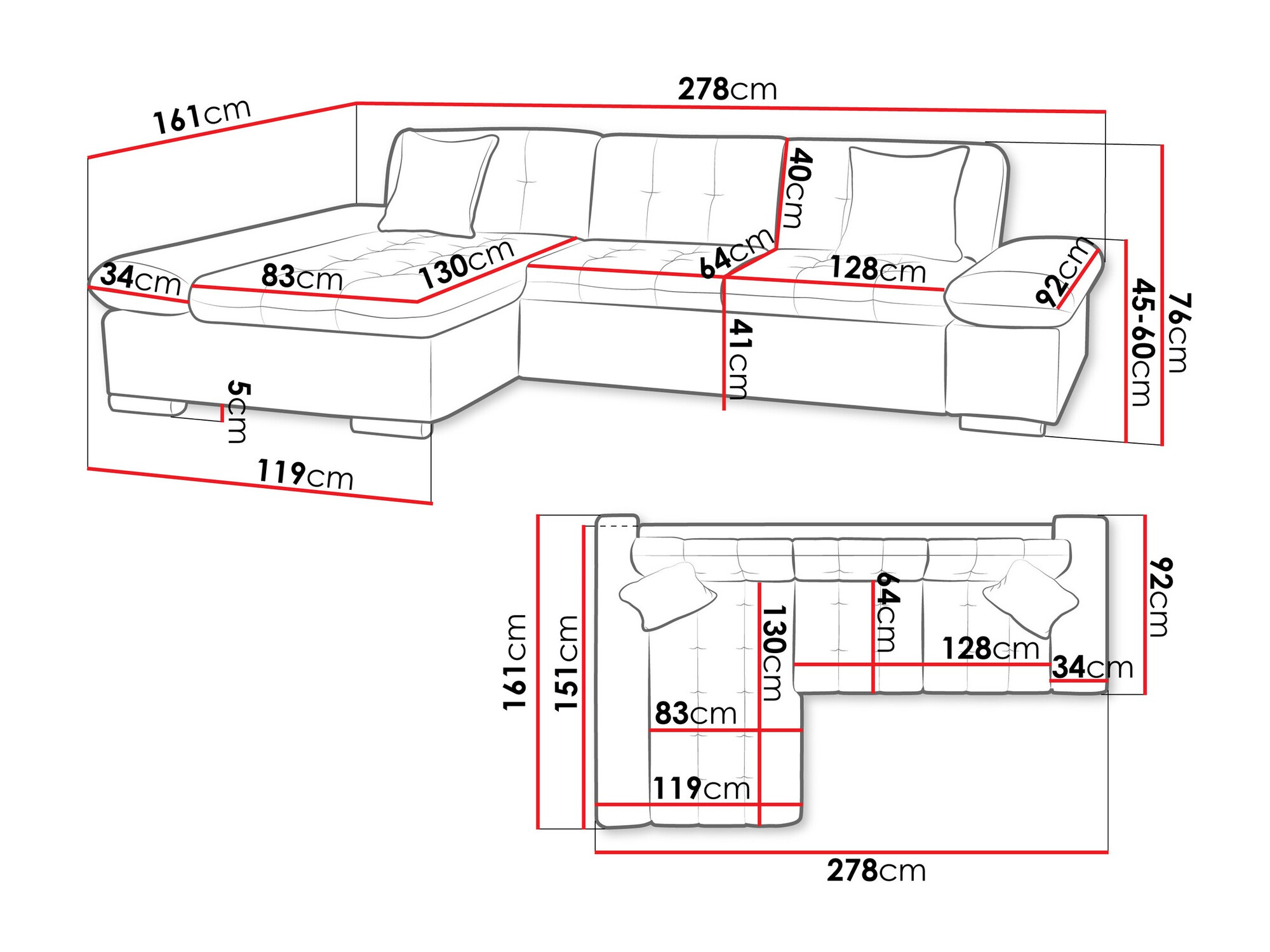 Hoekbank Comfivo 219 (Flow 9)