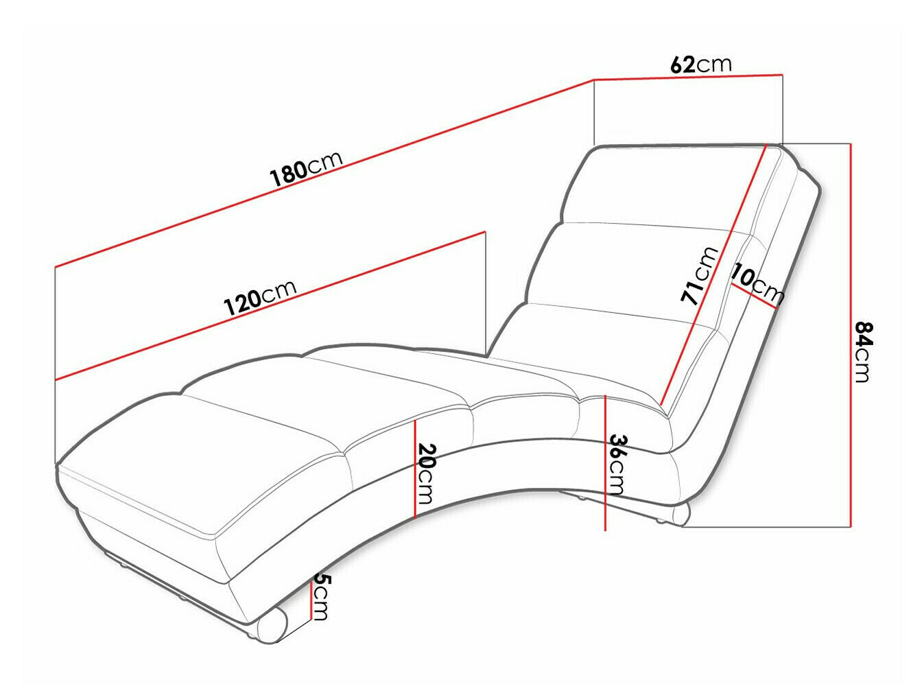 Ligfauteuil Comfivo 109 (Flow 17)