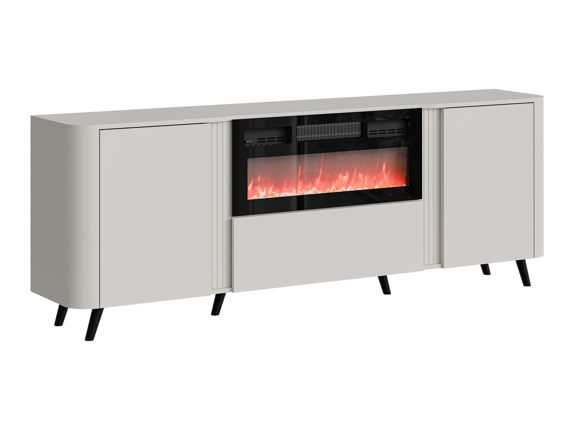 Dressoir Charlotte 202 (Kasjmier + Zwart)