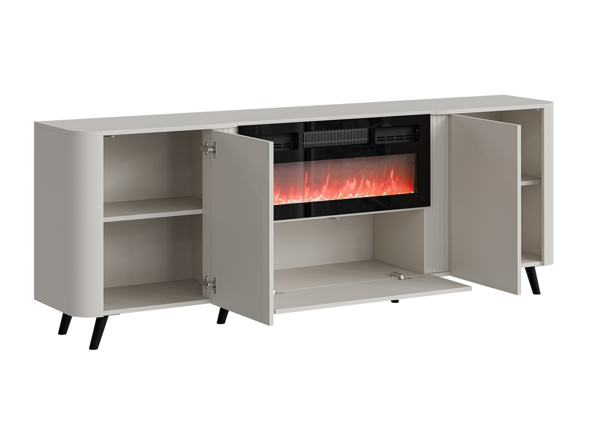 Dressoir Charlotte 202 (Zwart)