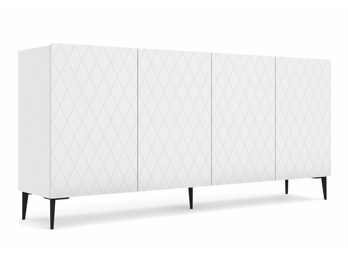 Dressoir Melmoro 109 (Wit + Zwart)