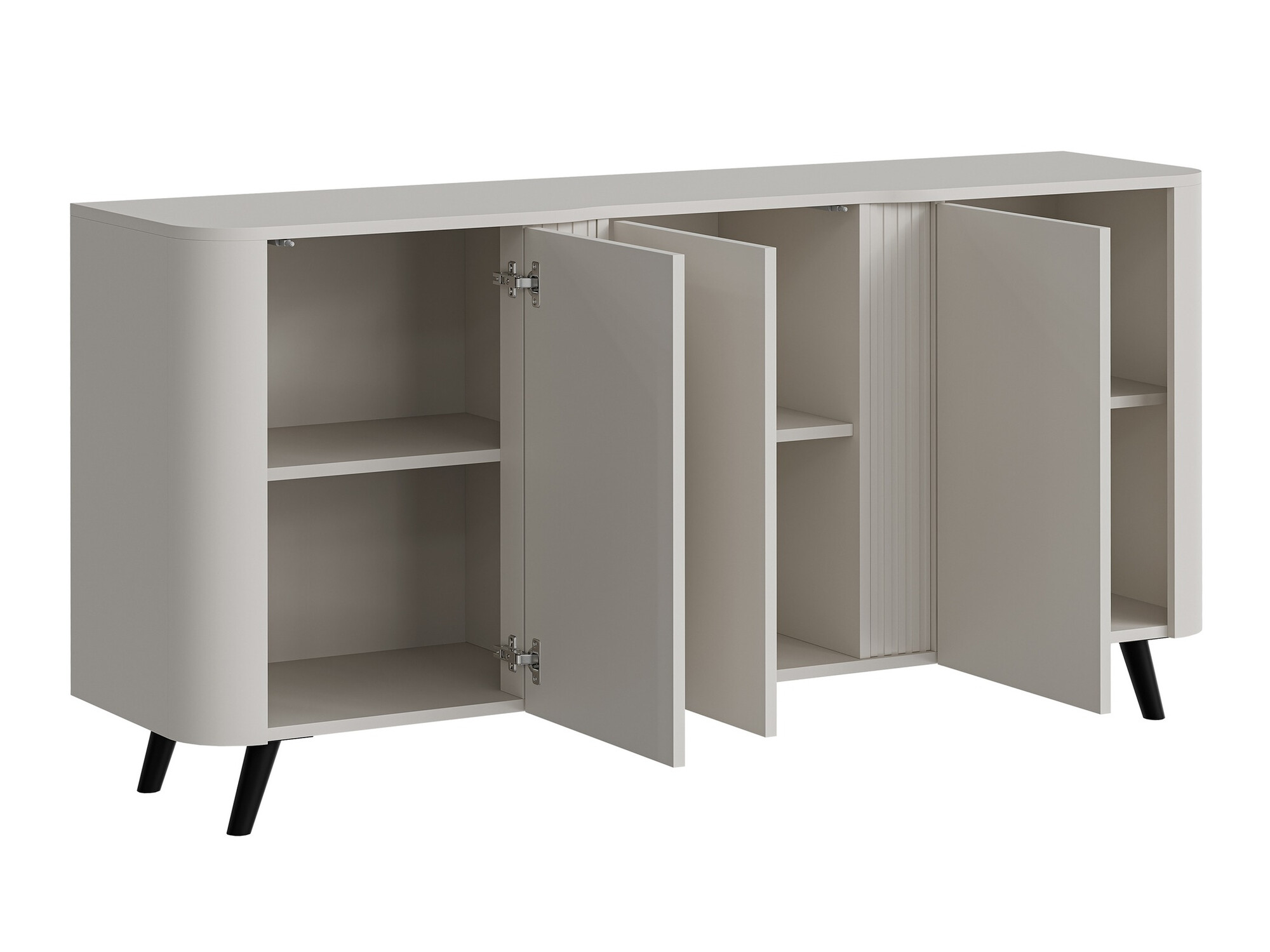 Woonkamerset Charlotte 204 (Zwart)