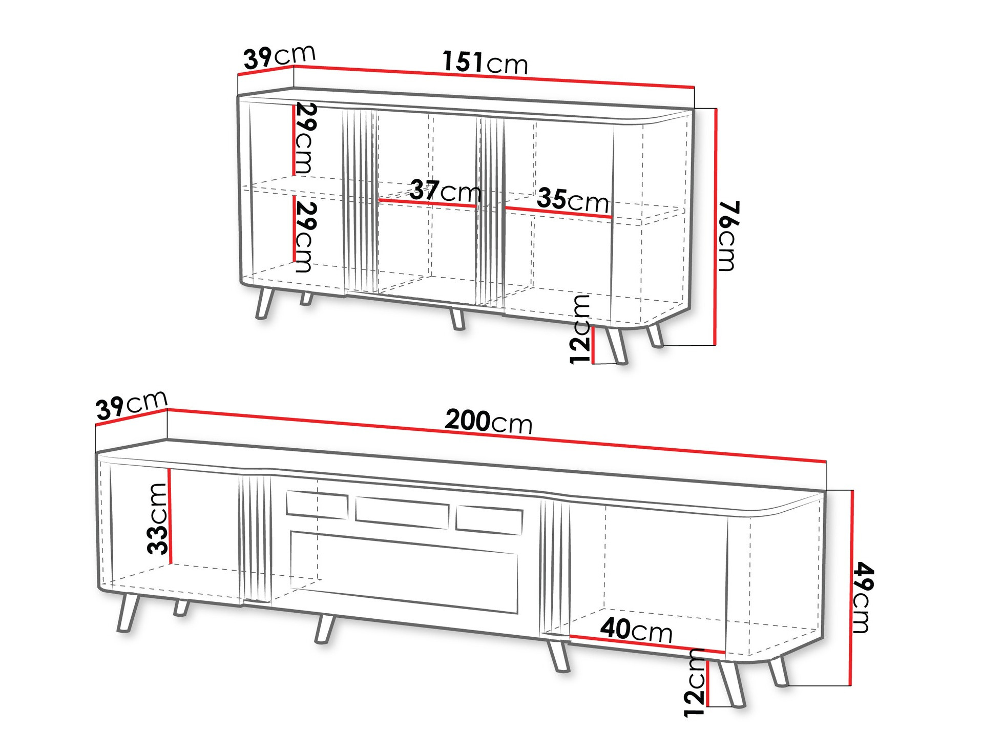 Woonkamerset Modus (Kasjmier + Zwart)