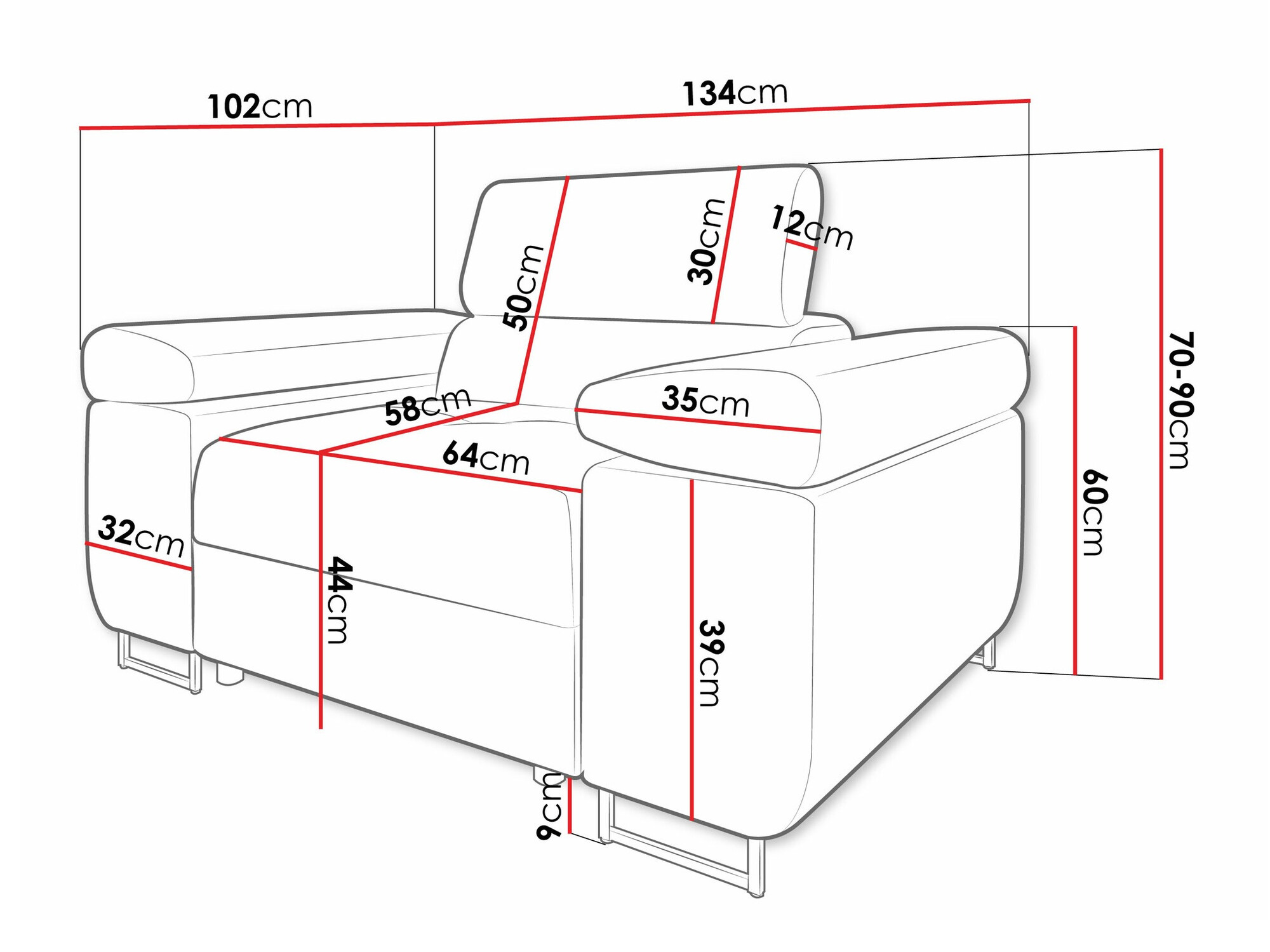 Fauteuil Comfivo Eliferu 106 (Wave 05)