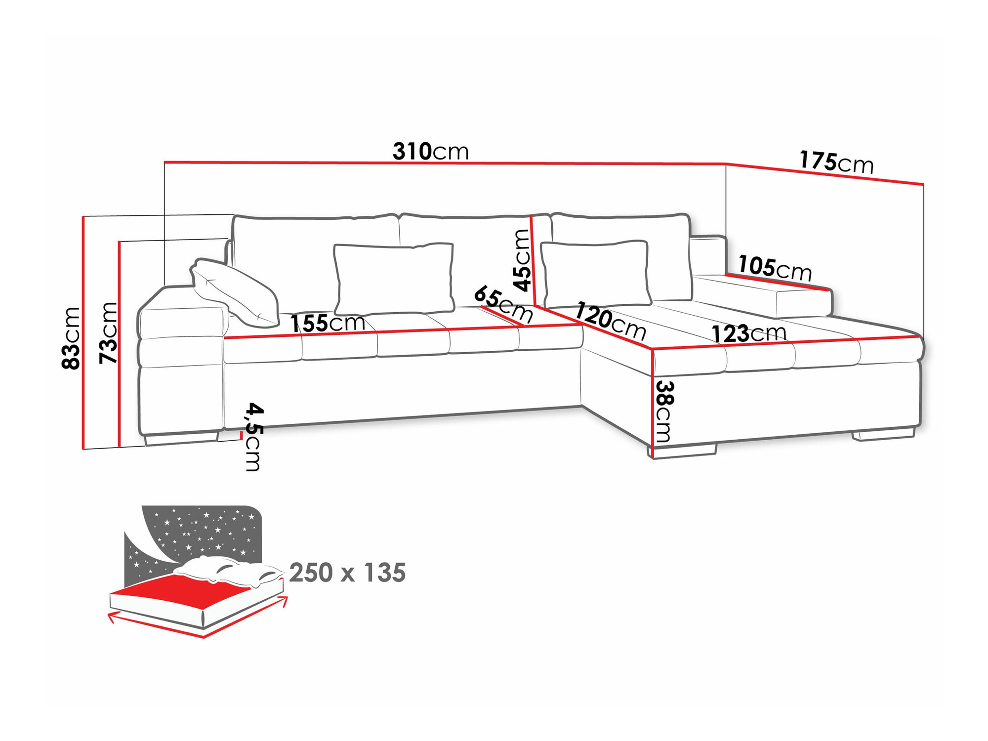 Hoekbank Comfivo 169 (Wave 09)
