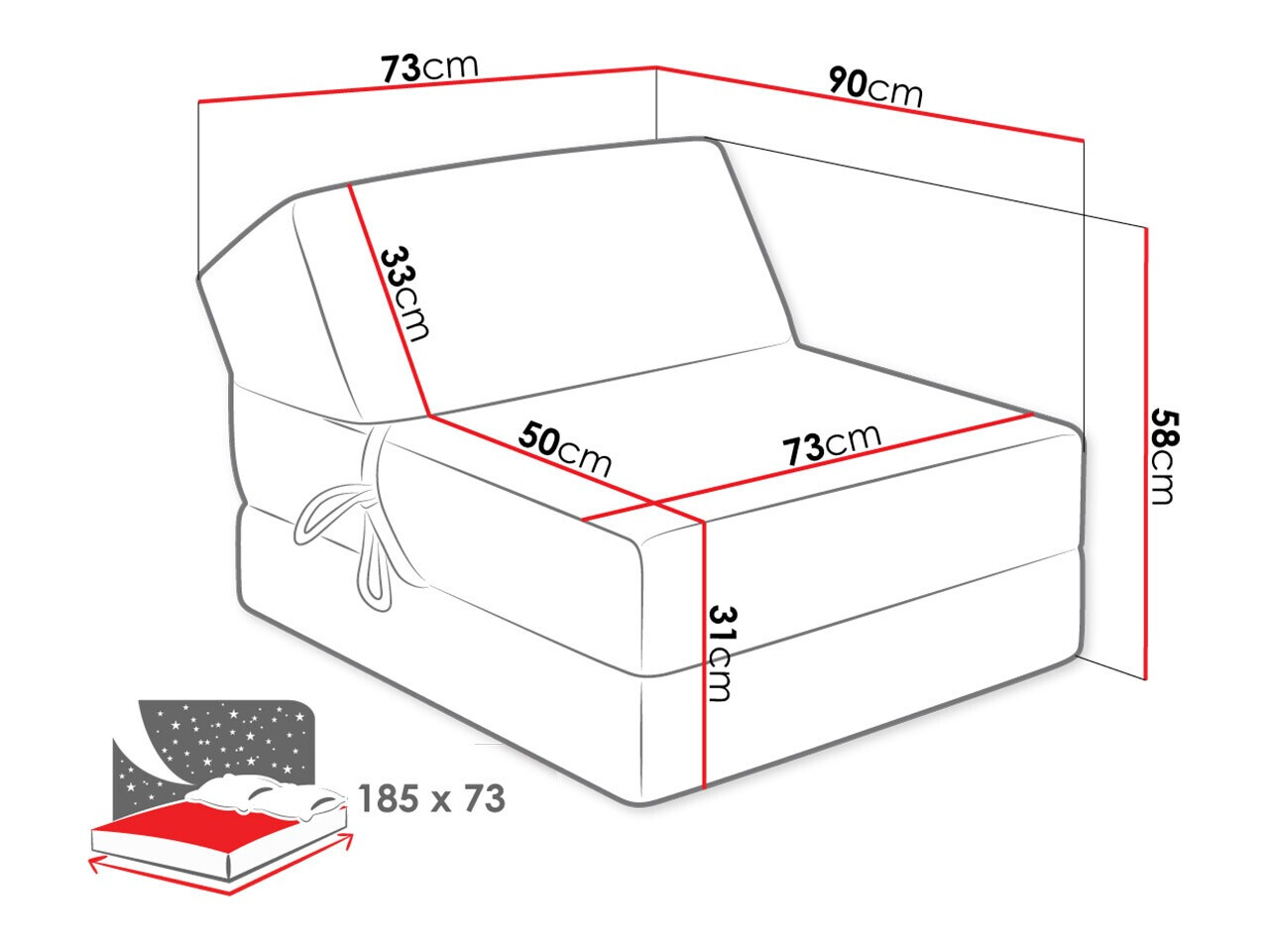 Fauteuil Comfivo 120 (Poso 135)