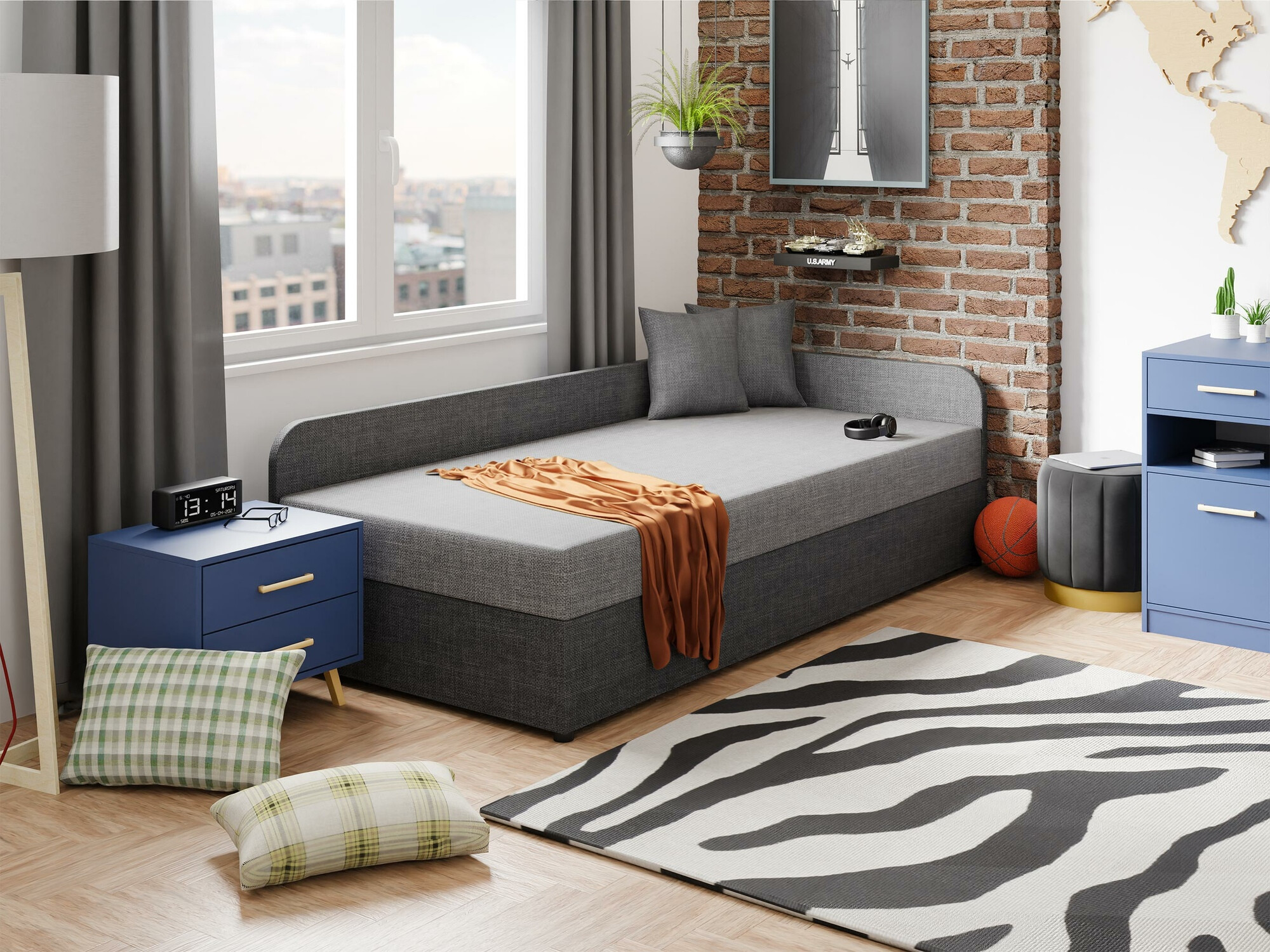 Bed Memphis 128 (Lux 06 + Lux 05)