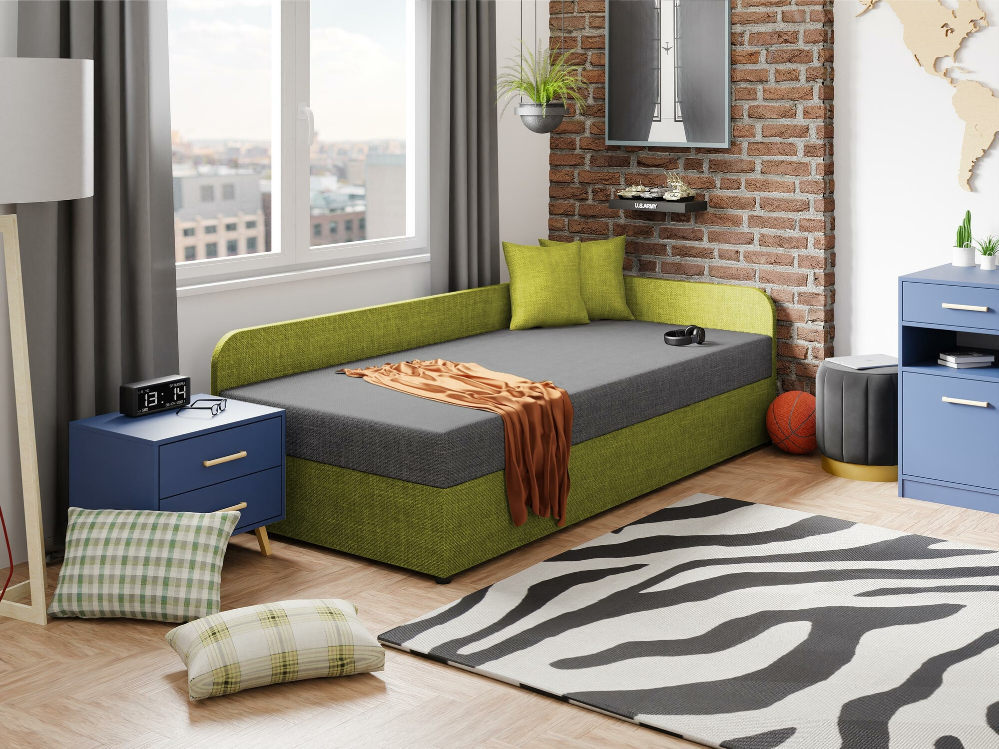 Bed Memphis 128 (Lux 22 + Lux 06)