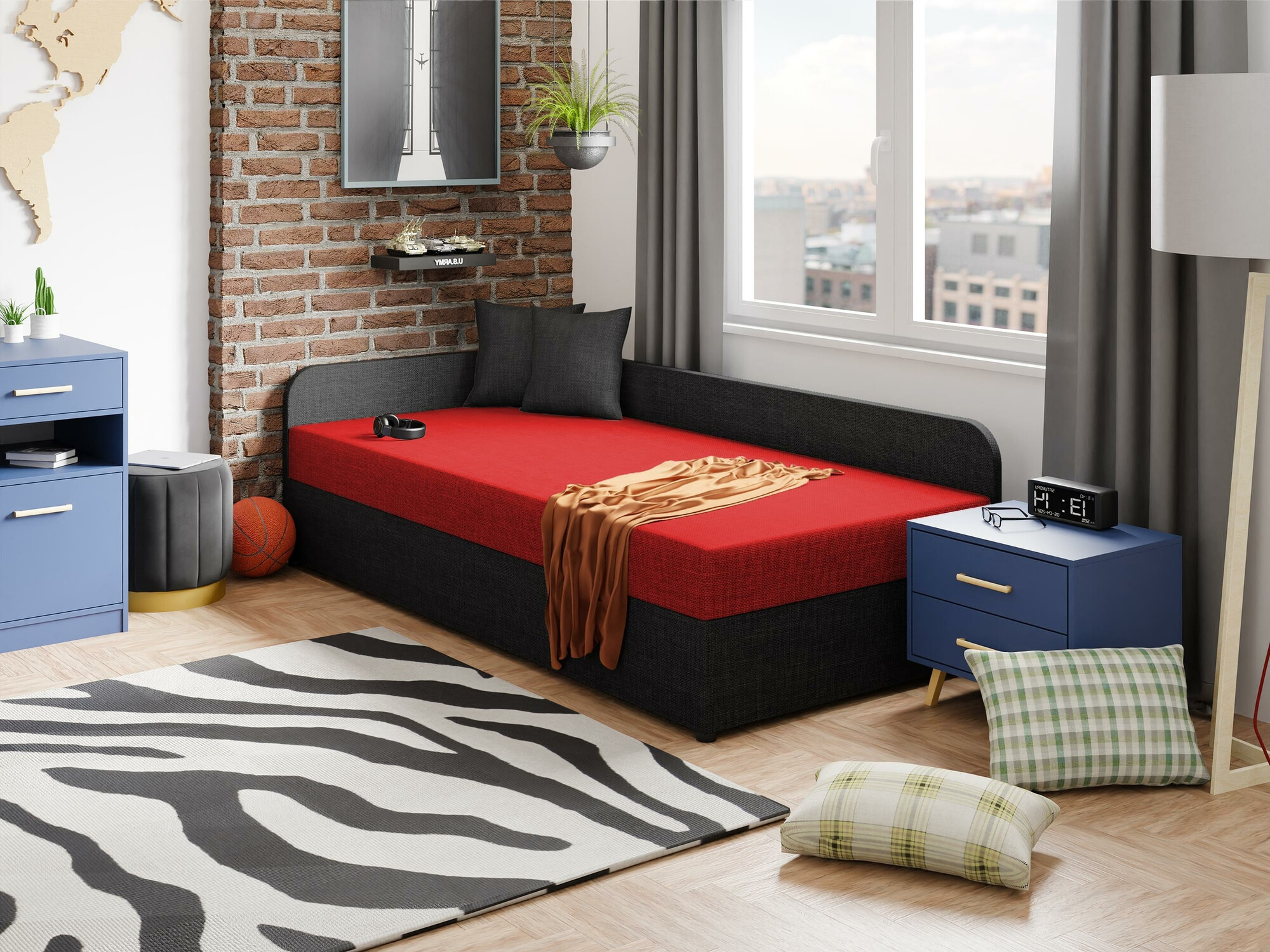 Bed Memphis 128 (Lux 23 + Lux 14)