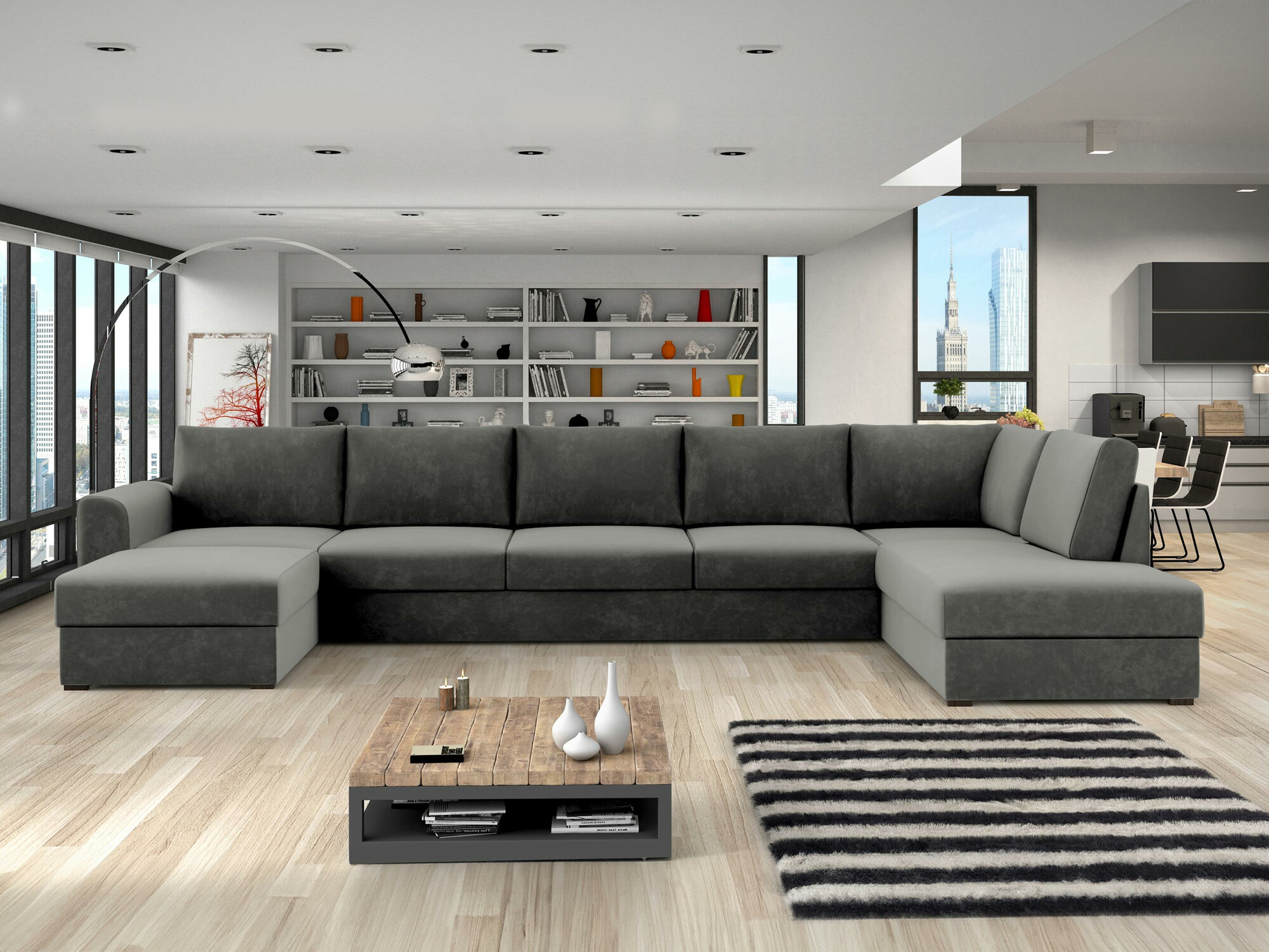 Hoekbank Comfivo Flumen I (Magic Velvet 2217)