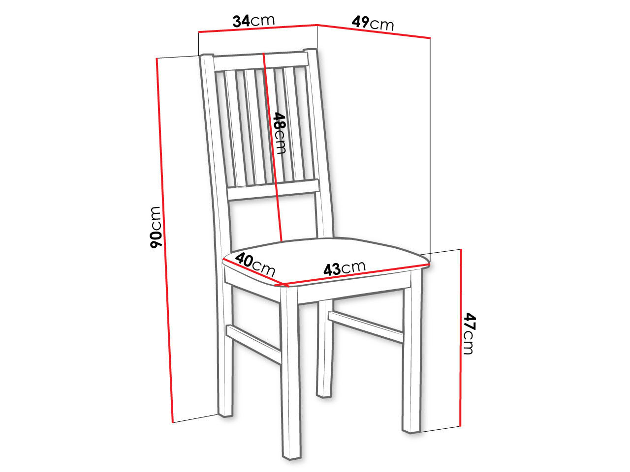 Stoel Victorville 170 (Moer)