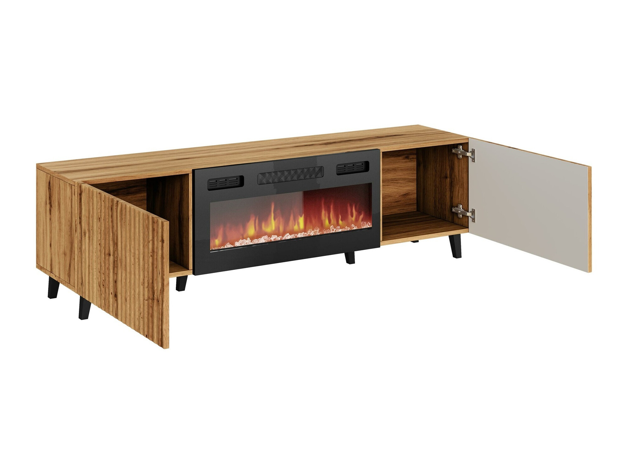 TV-meubel Comes II (Wotan eik)