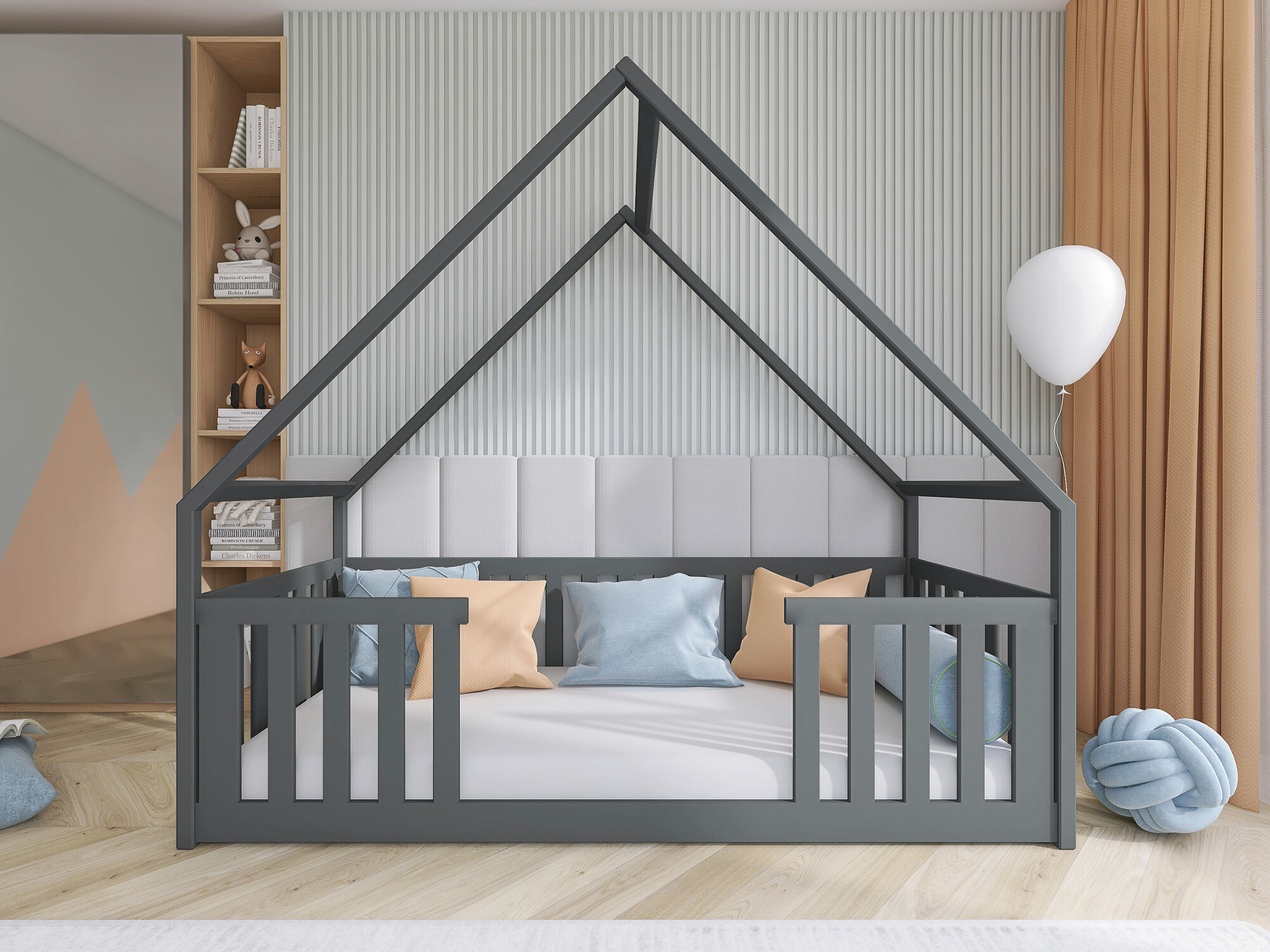 Bed Vista 114 (Grijs)