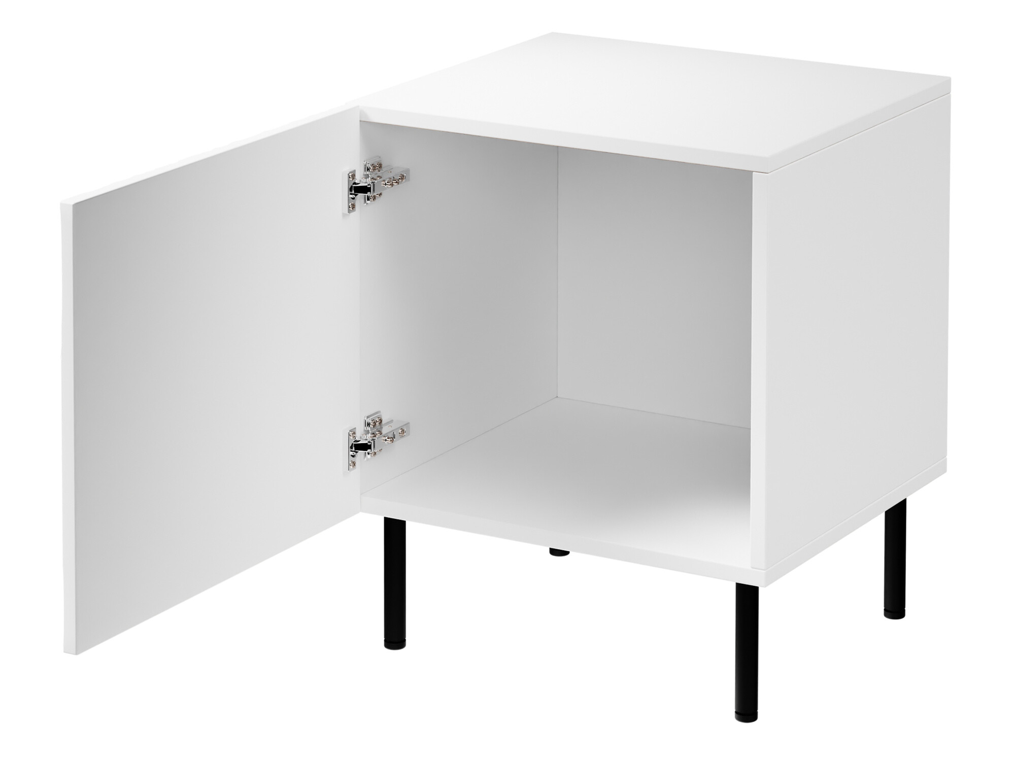 Een set nachtkastjes Lorelbo 102 (Wotan eik + Zwart)