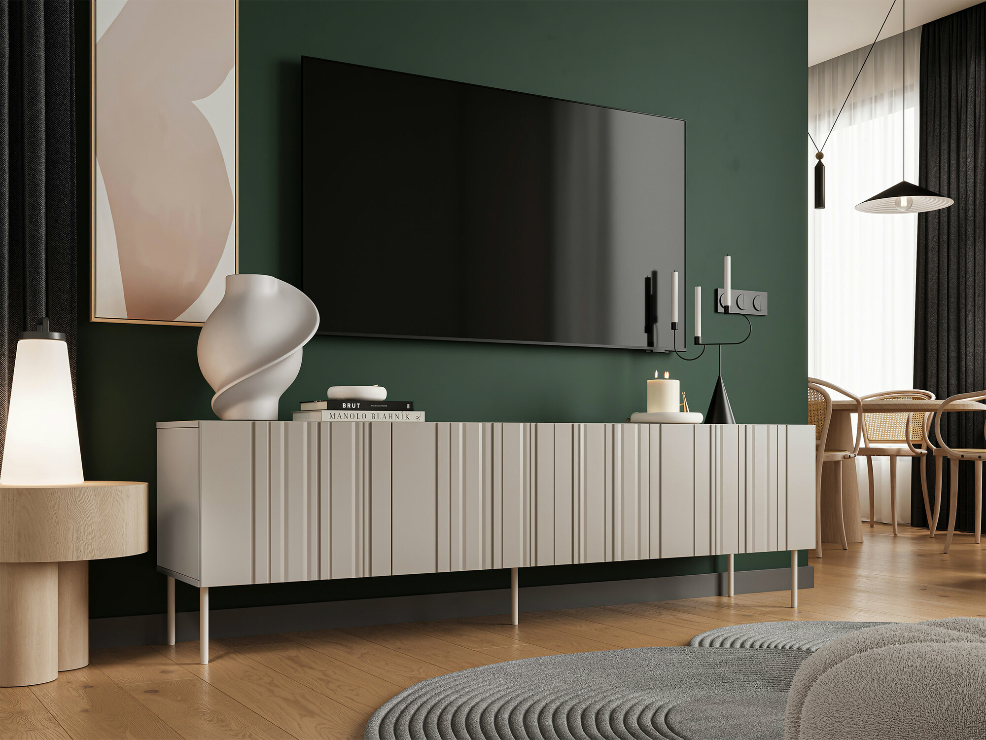 TV-meubel Evavese 103 (Beige)