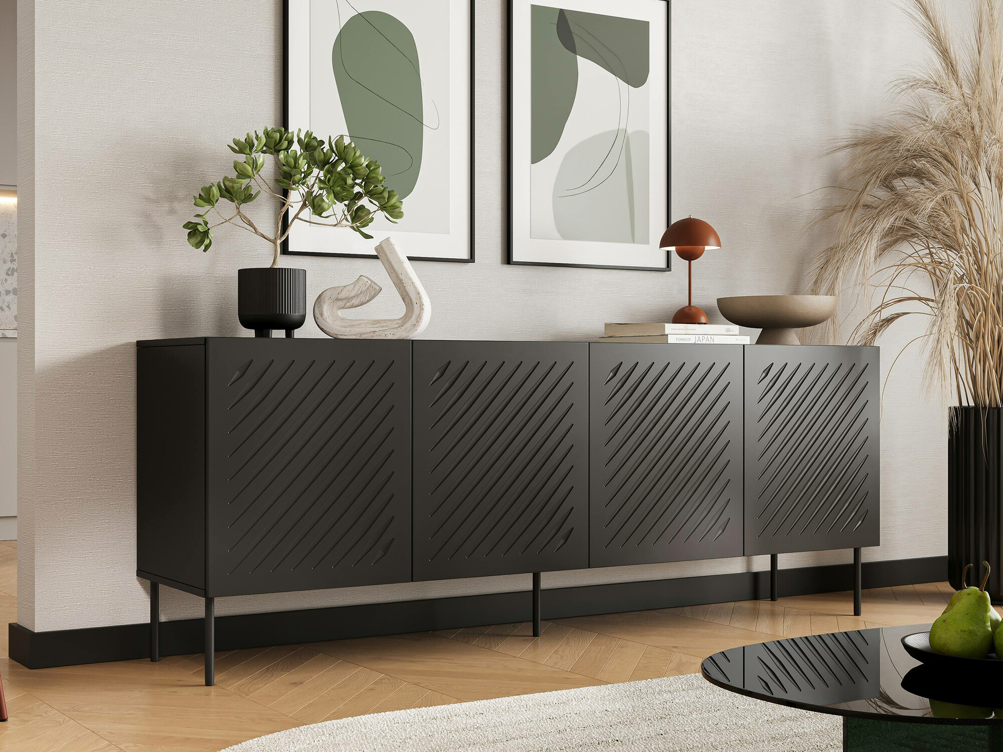Dressoir Tolfelo 101 (Zwart)