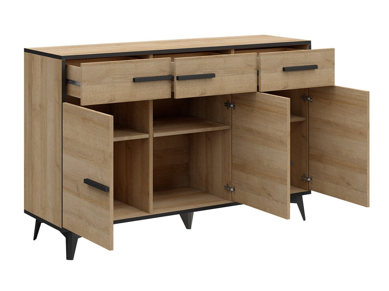 Woonkamerset Avimora 113 (Notenhout)