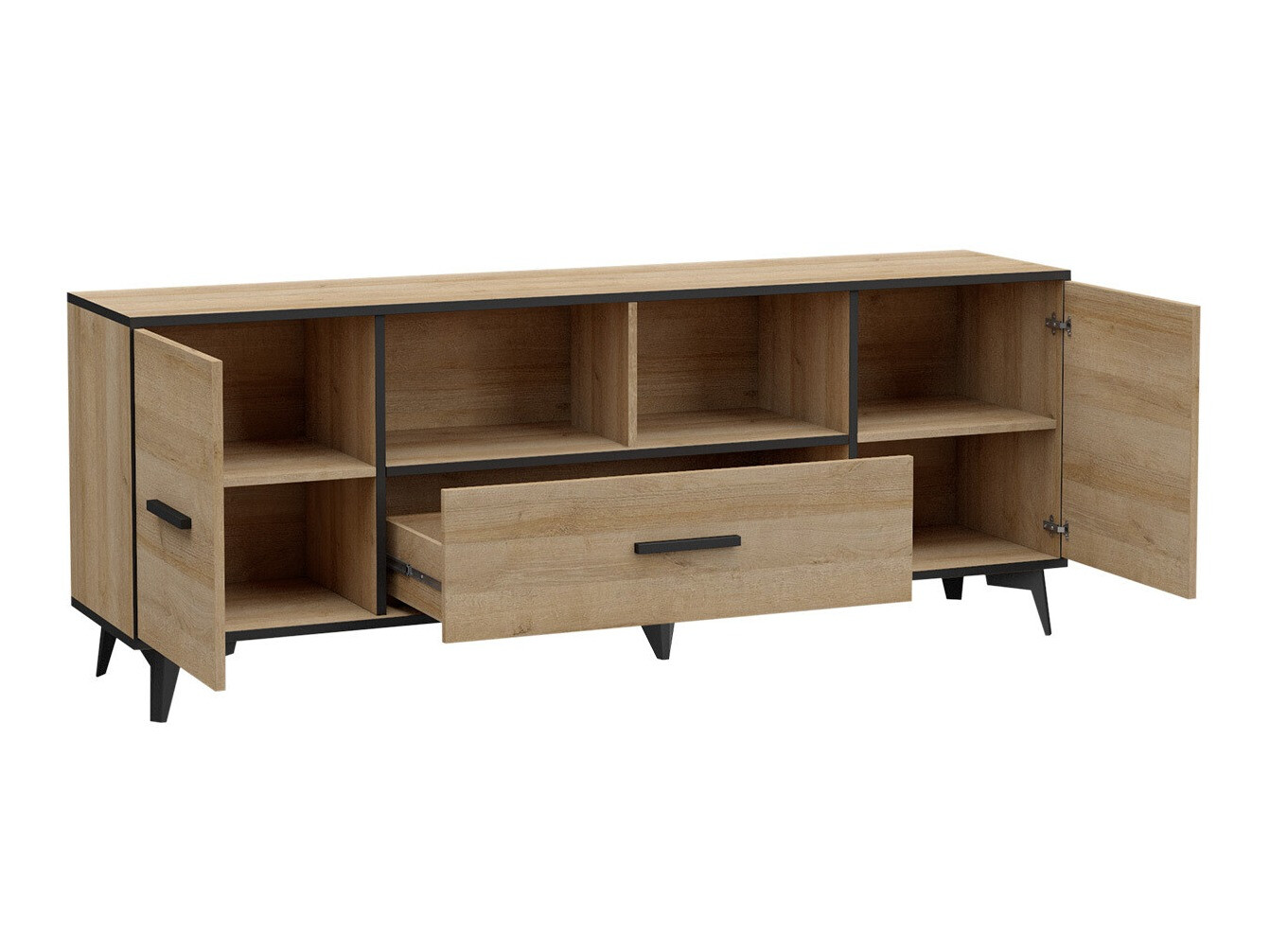 Woonkamerset Avimora 116 (Notenhout)