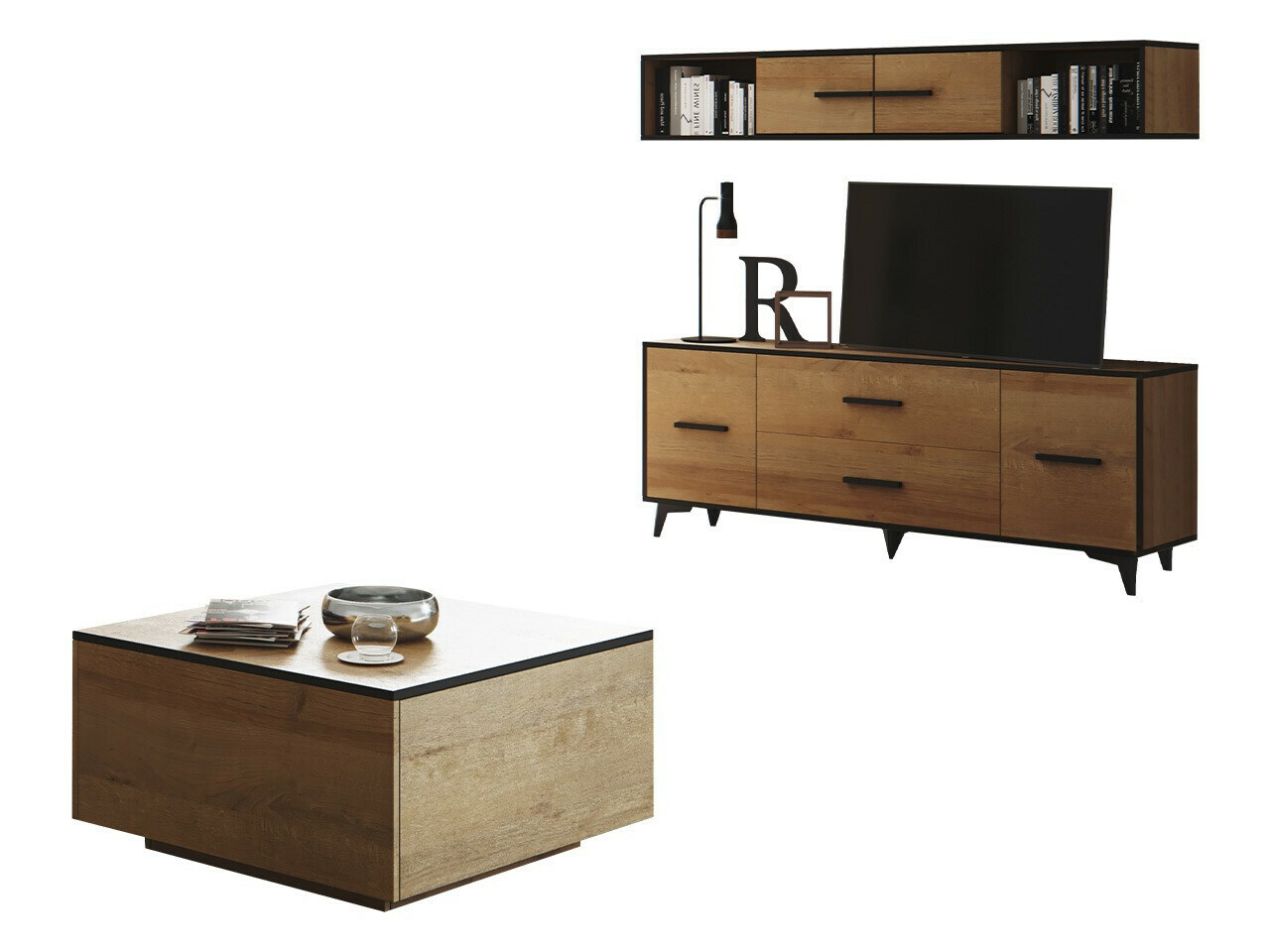 Woonkamerset Avimora 116 (Riviera eiken)